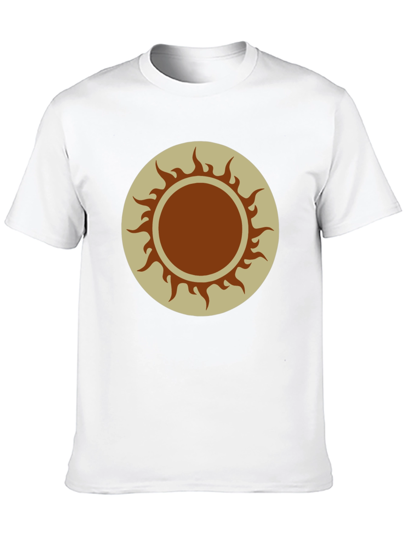 Sun Graphic Tee - Black Cotton Blend