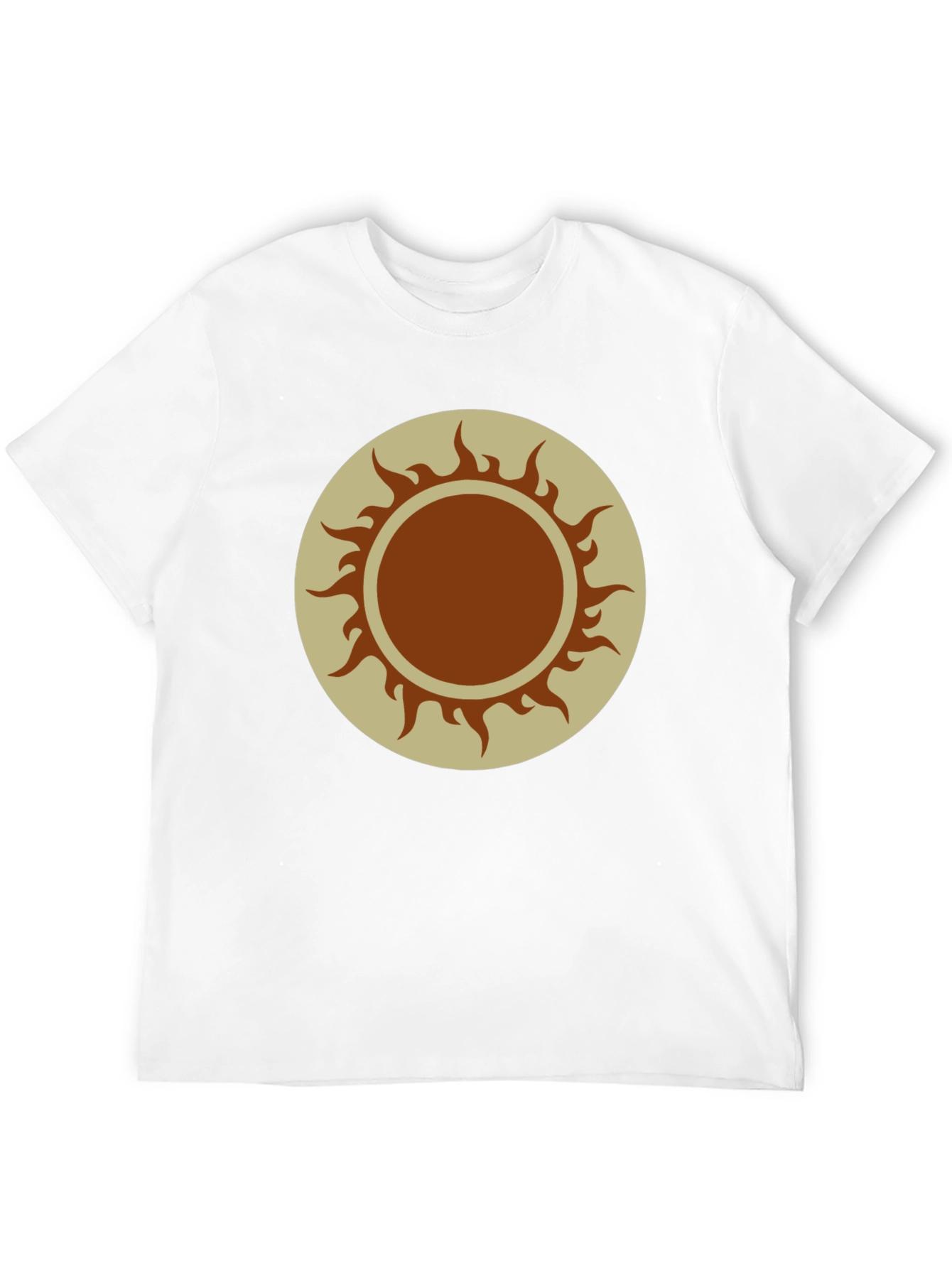 Sun Graphic Tee - Black Cotton Blend