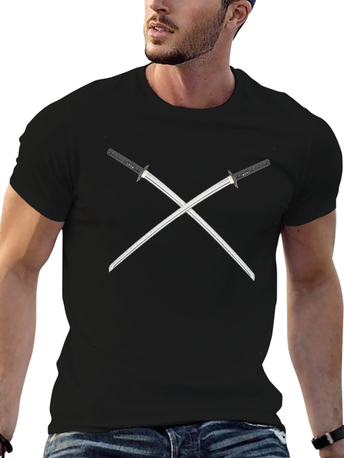 Samurai Swords Graphic T-Shirt