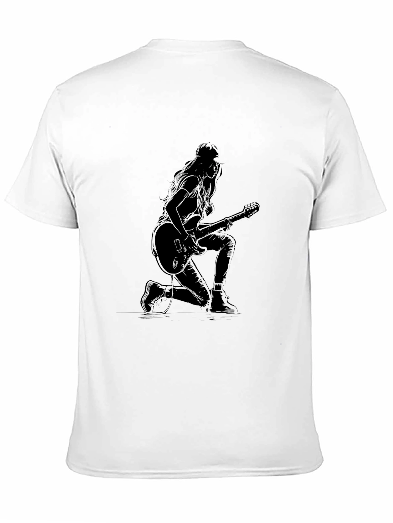 Rock On T-Shirt - Stylish Guitarist Design