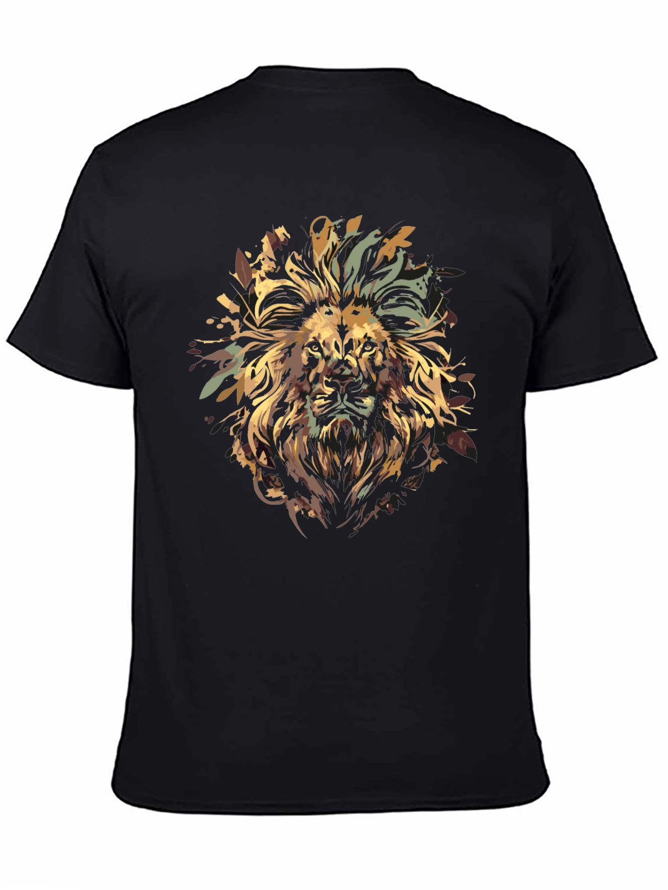 Lion King Mens Black Graphic T-Shirt