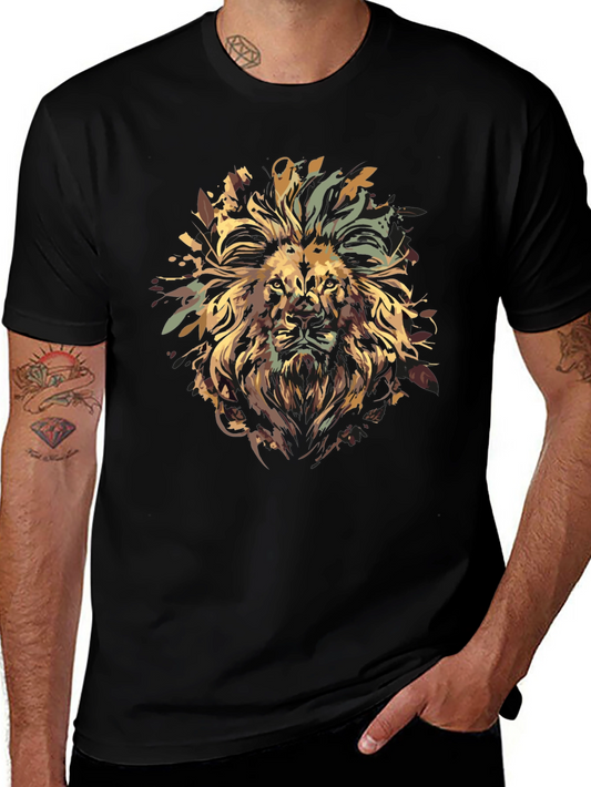 Lion King Mens Black Graphic T-Shirt