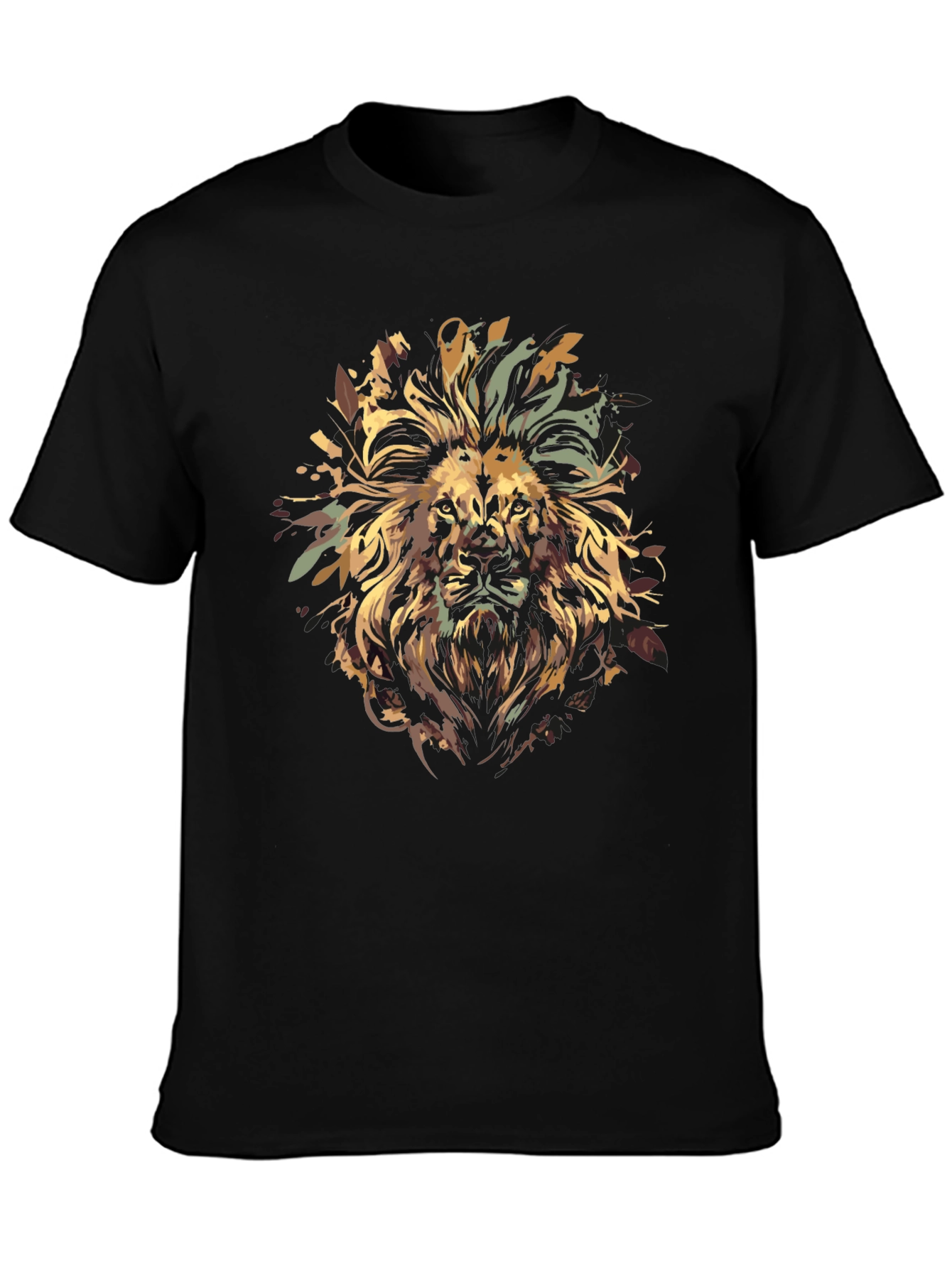 Lion King Mens Black Graphic T-Shirt