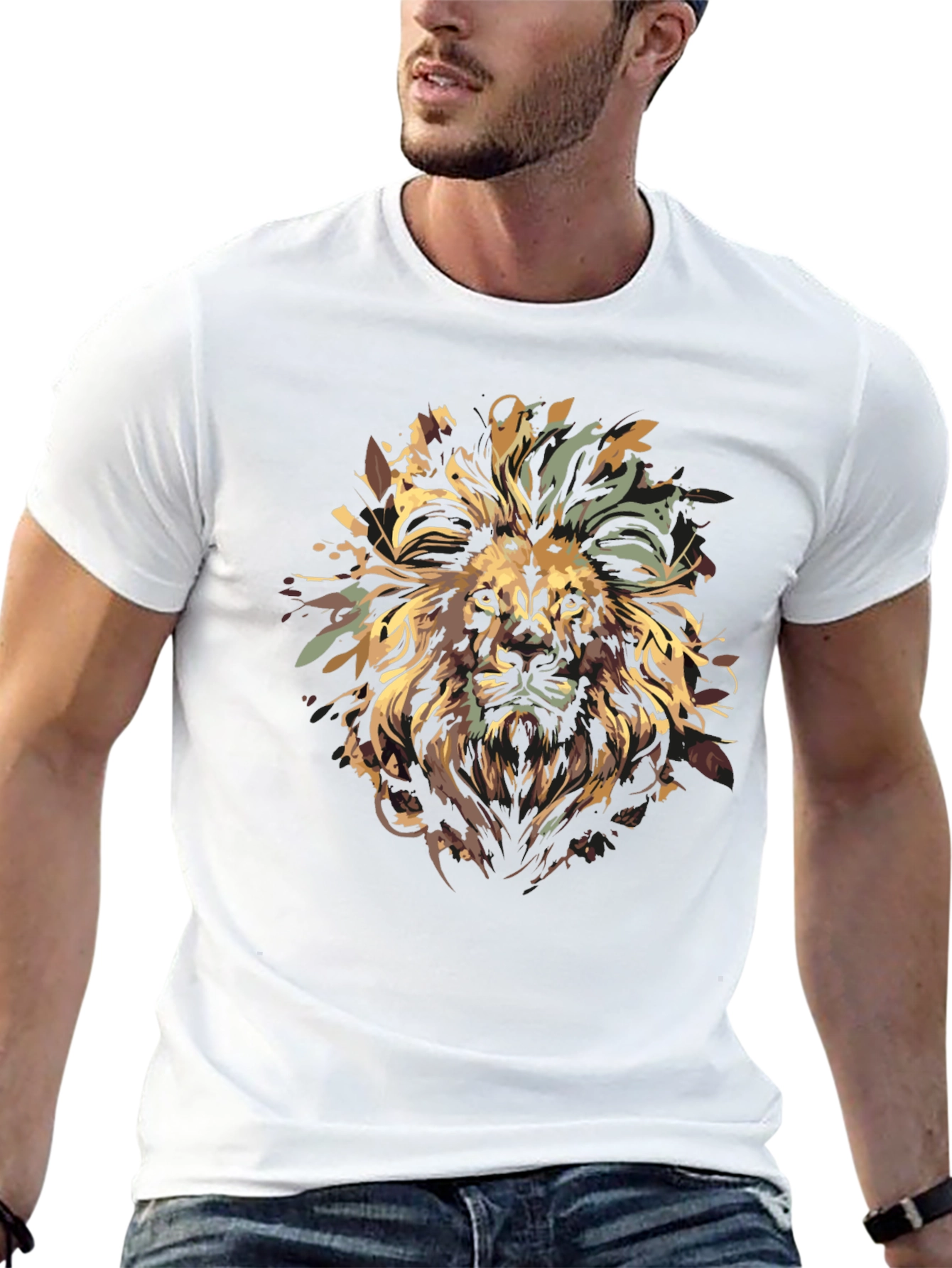 Lion King Mens Black Graphic T-Shirt