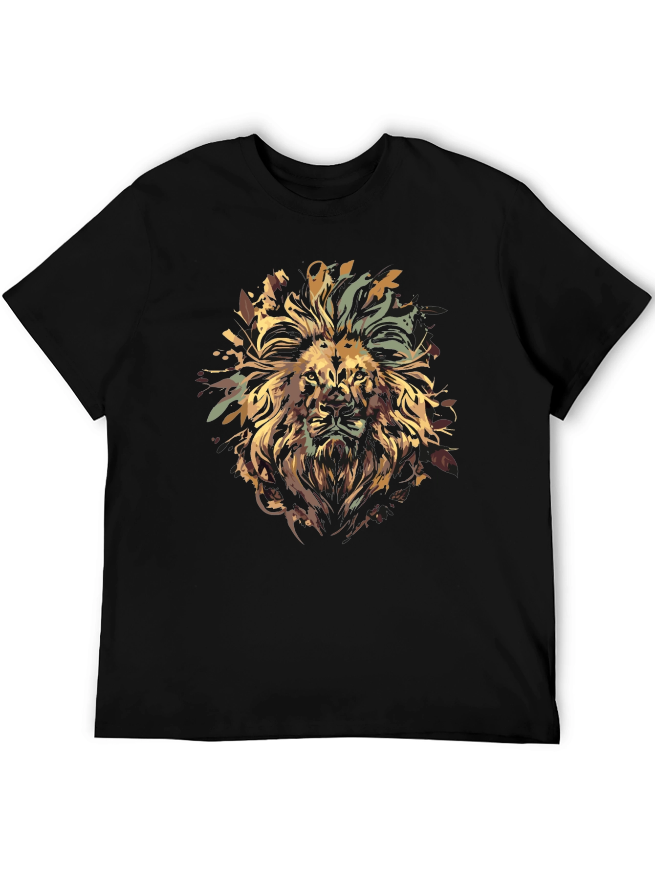 Lion King Mens Black Graphic T-Shirt