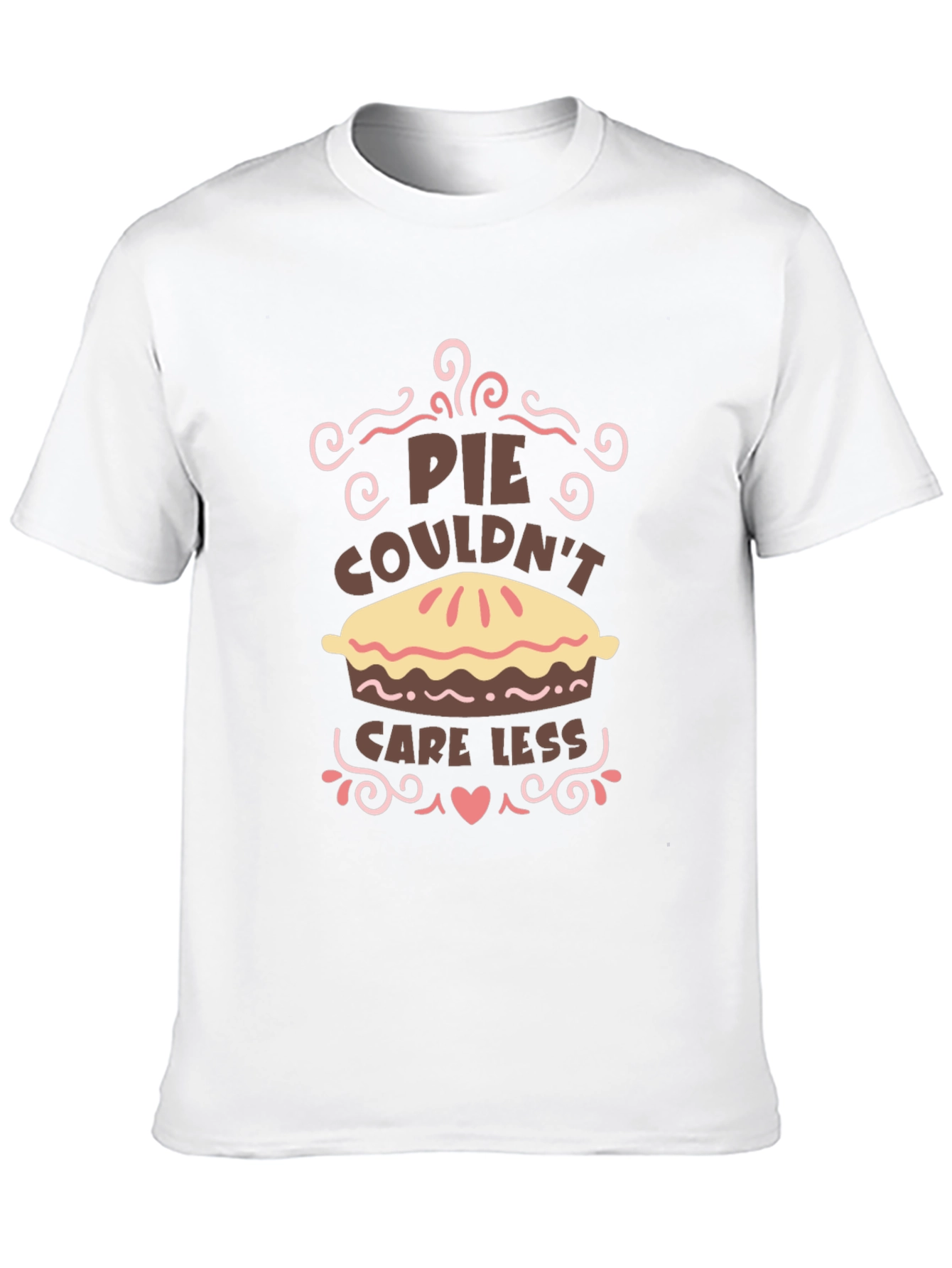 Pie Couldnt Care Less Graphic Tee