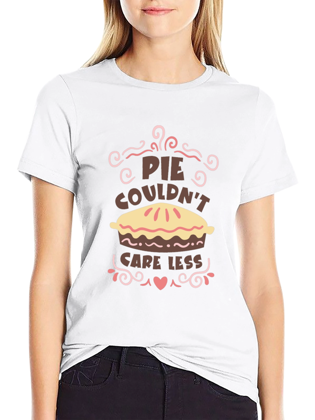 Pie Couldnt Care Less Graphic Tee