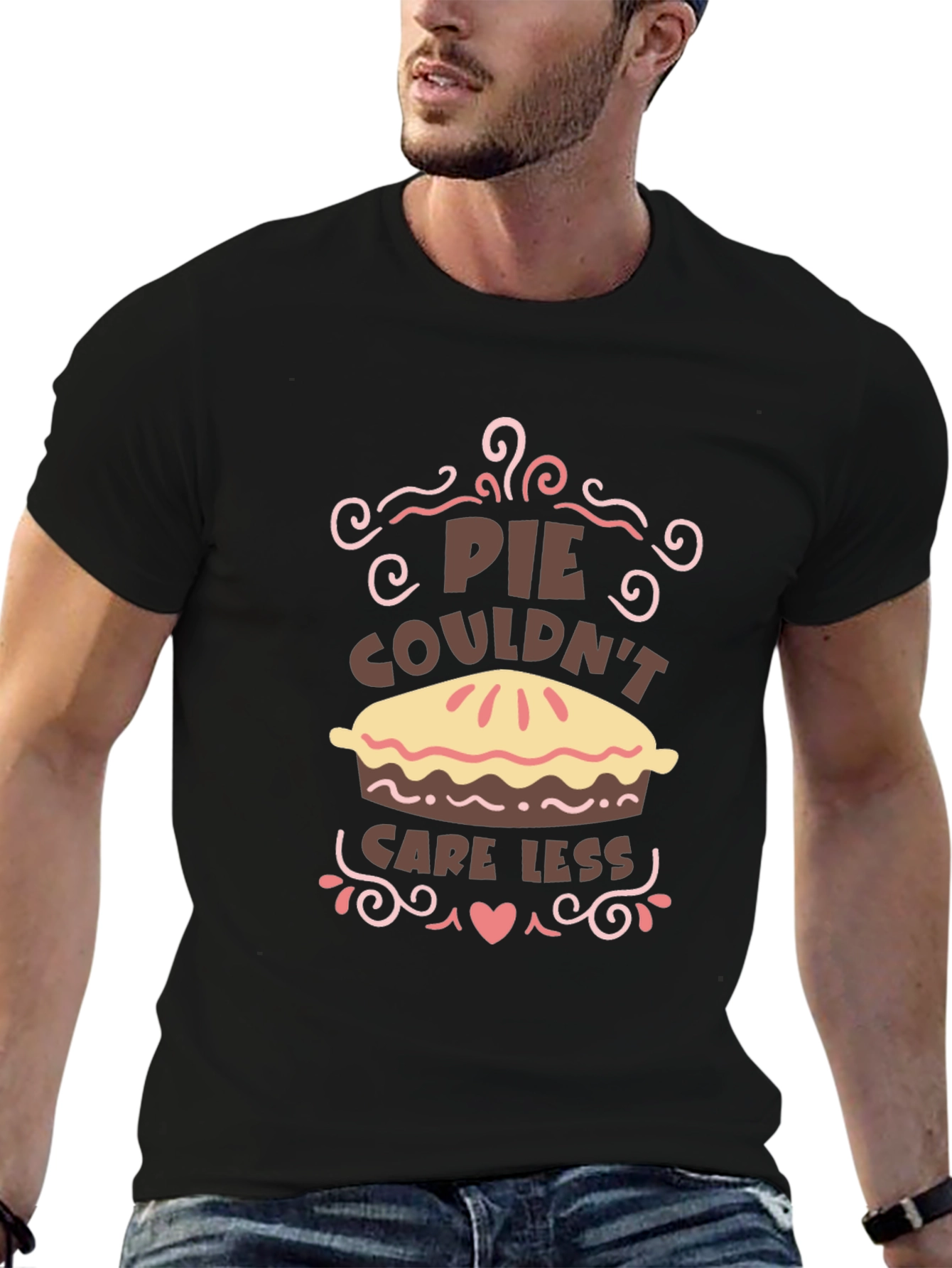 Pie Couldnt Care Less Graphic Tee
