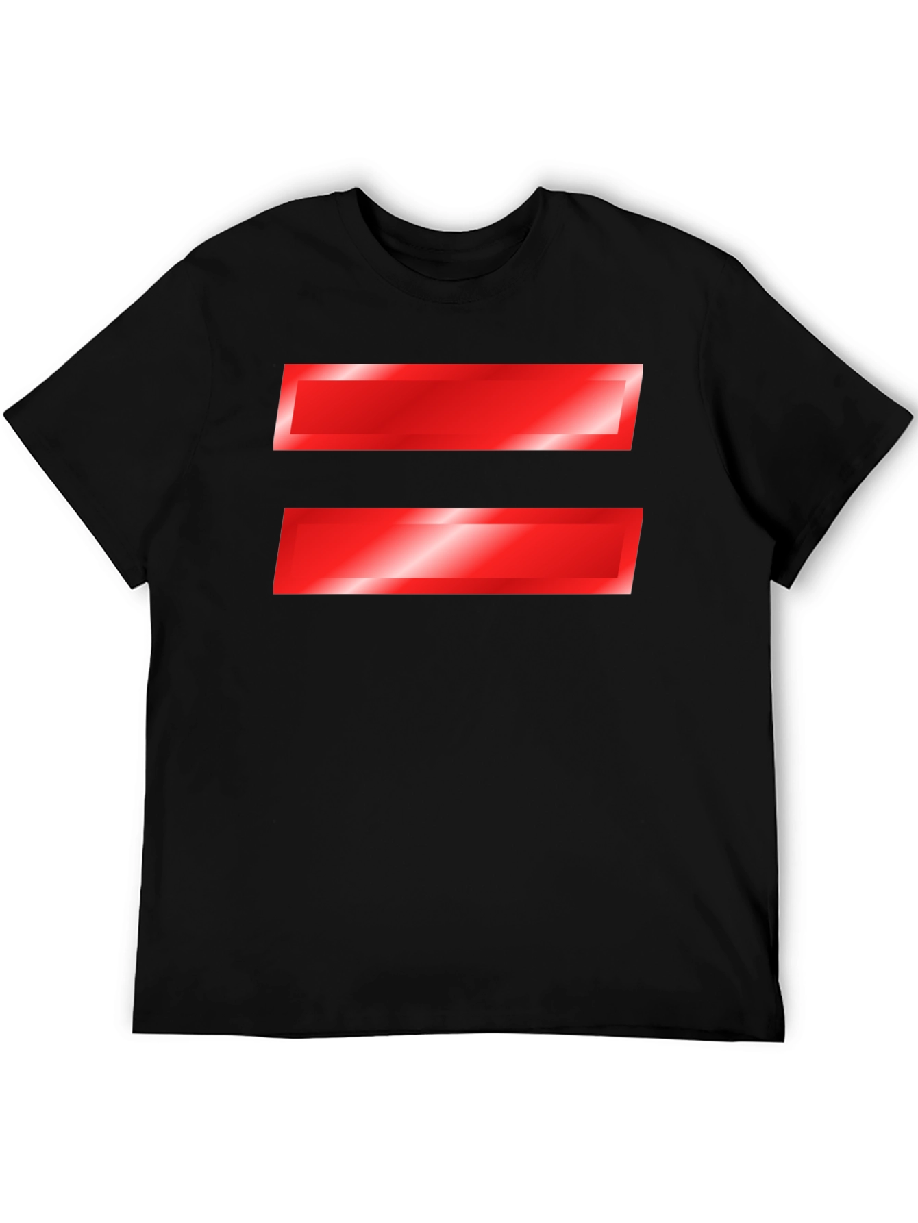 Equality Symbol T-Shirt - Bold Red Graphic Tee