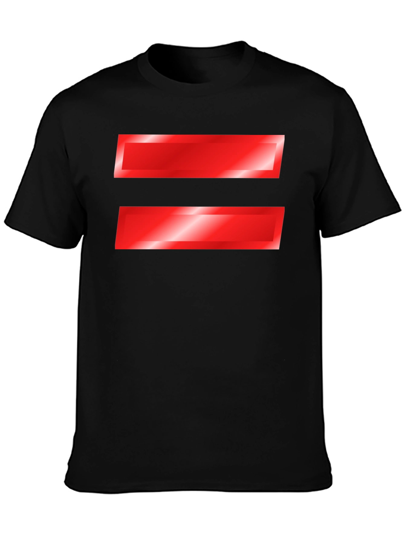 Equality Symbol T-Shirt - Bold Red Graphic Tee
