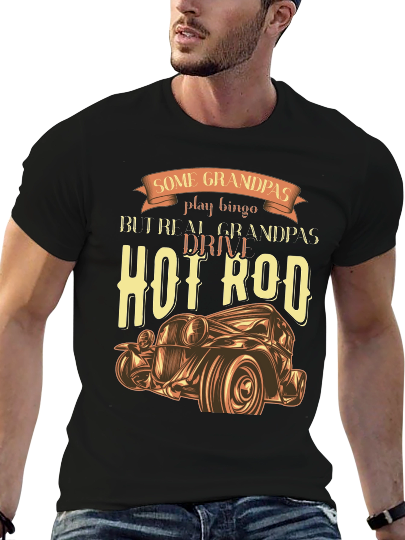 Hot Rod Grandpas T-Shirt - Car Lover Tee