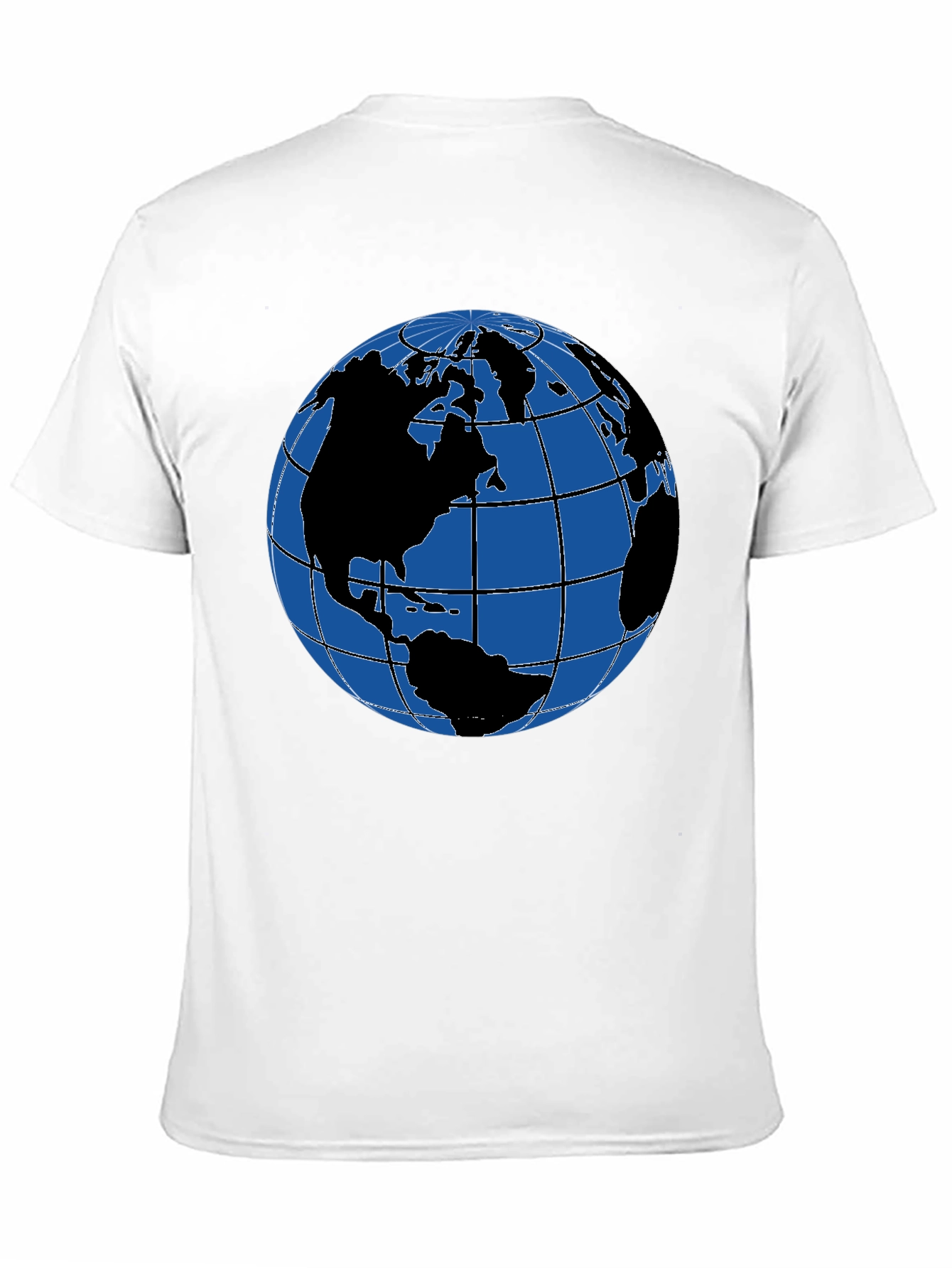 Earth Globe Graphic T-Shirt - Classic Black Tee