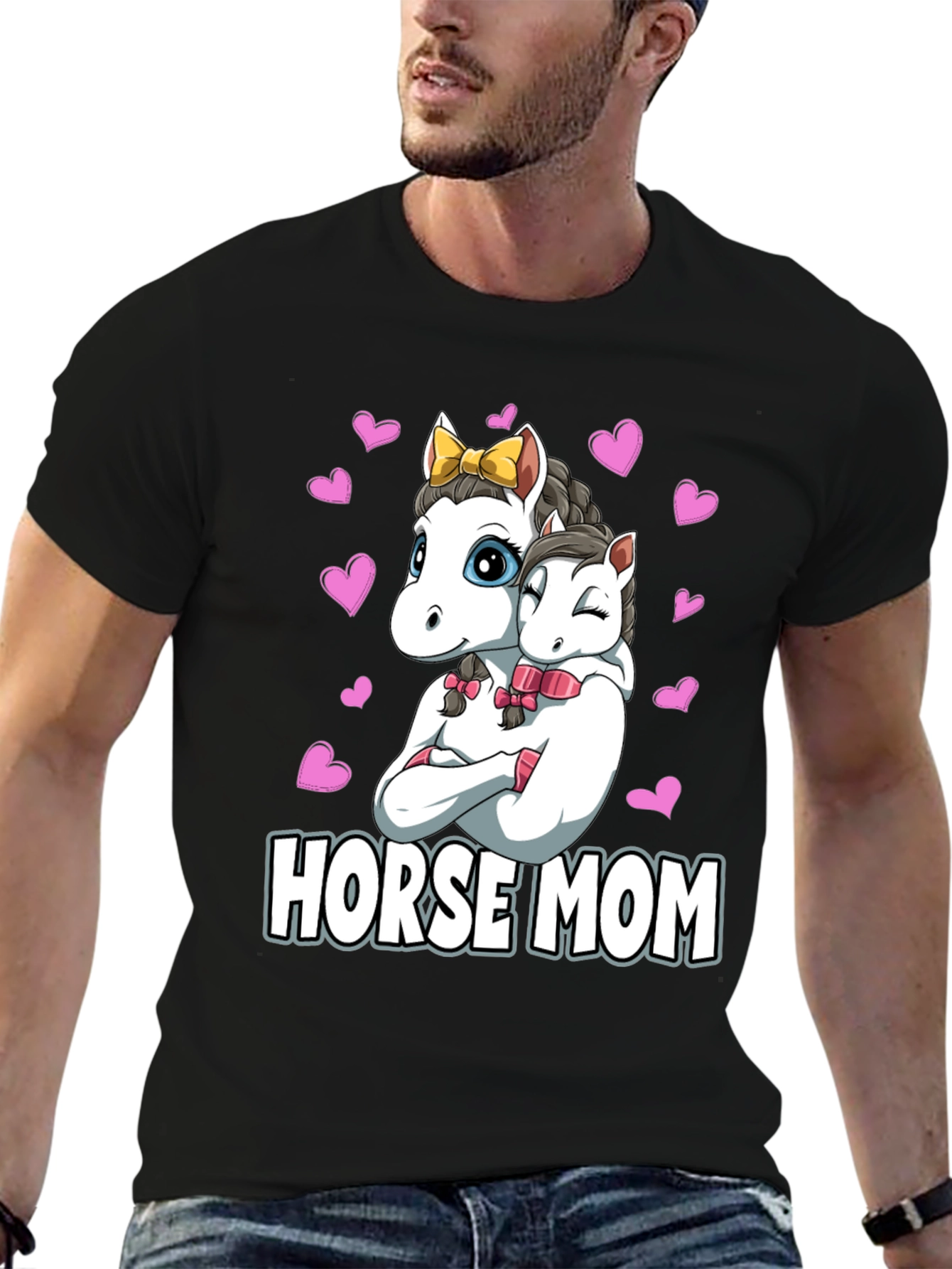 Horse Mom Graphic T-Shirt