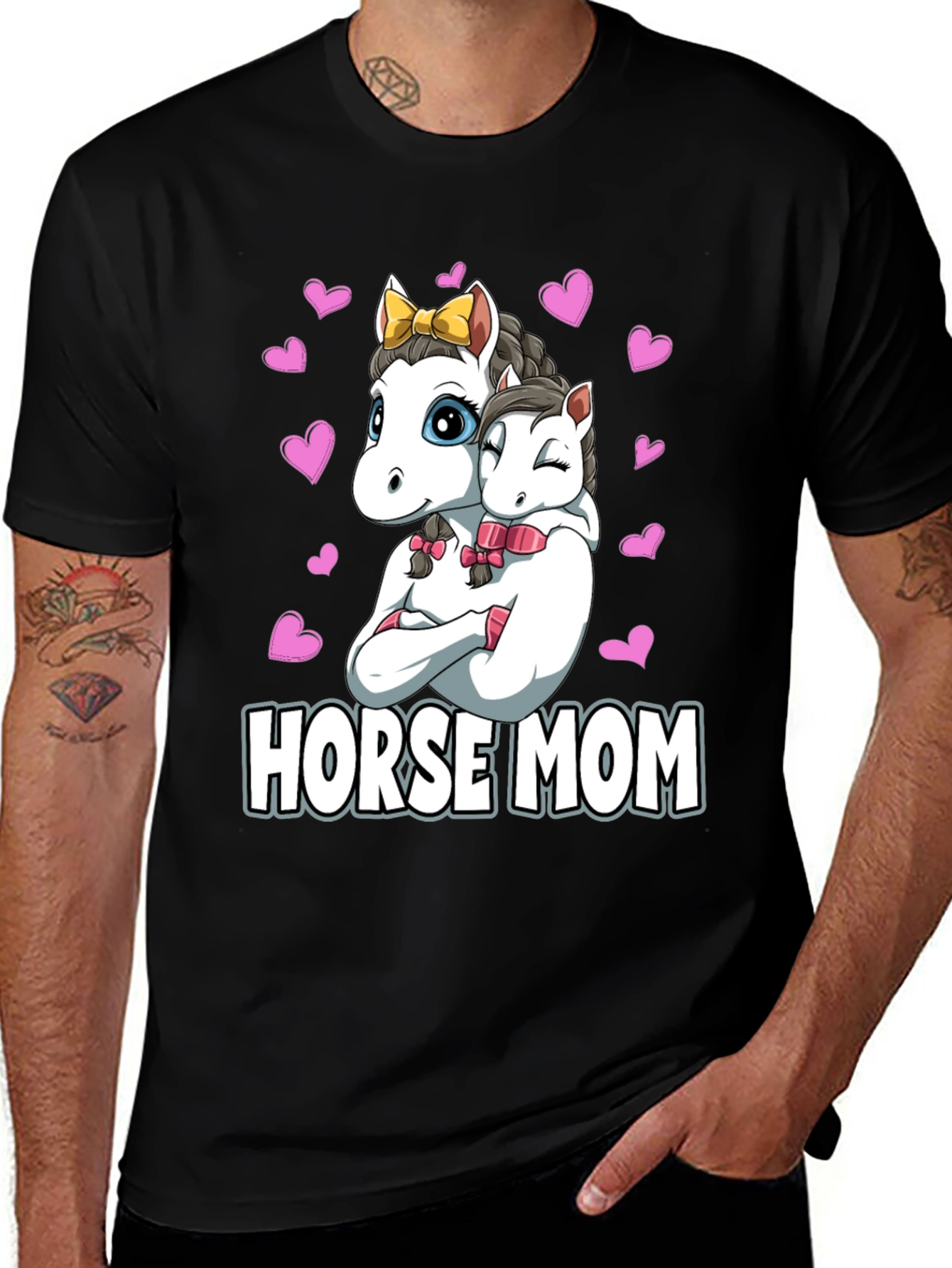 Horse Mom Graphic T-Shirt