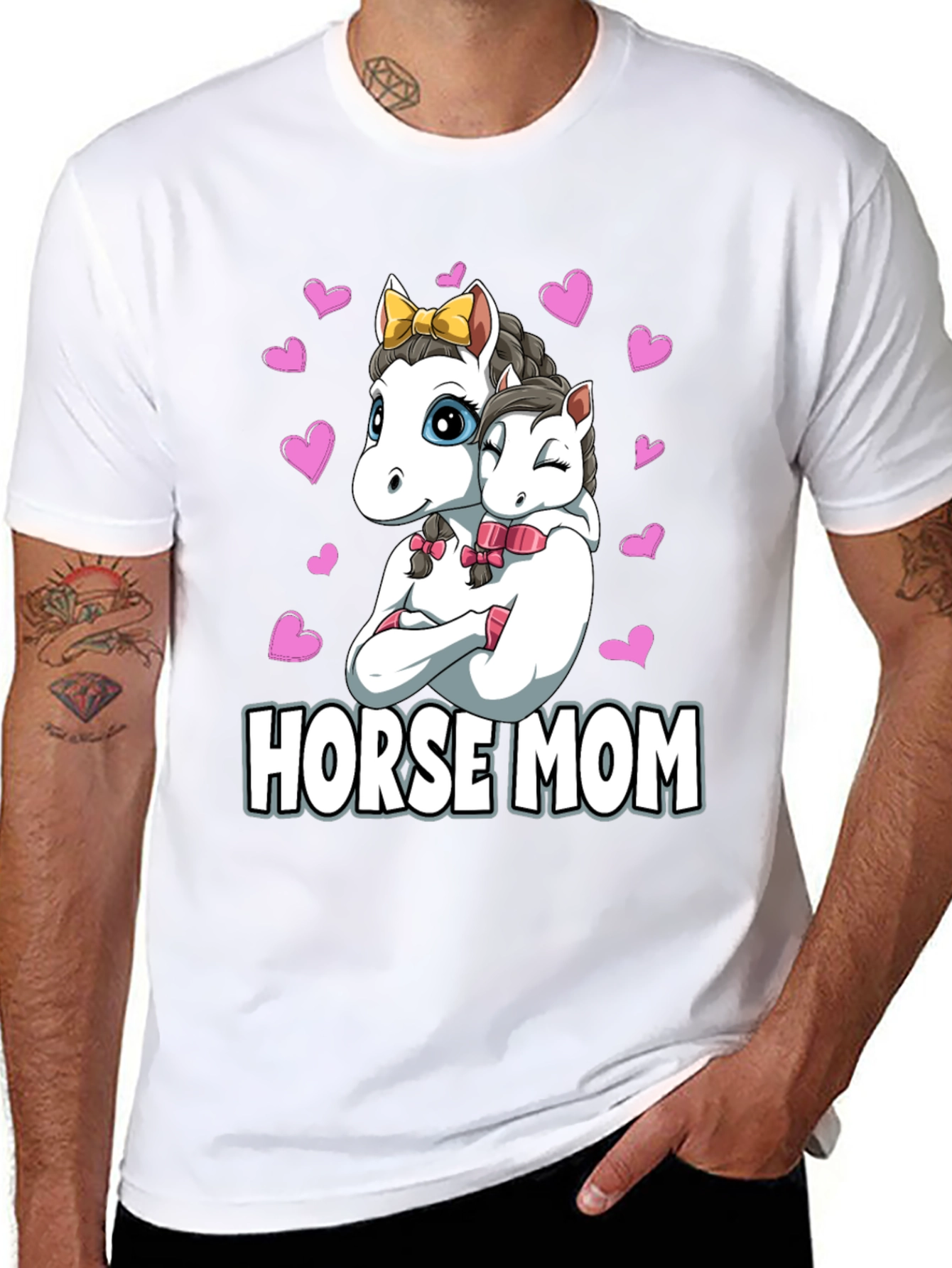Horse Mom Graphic T-Shirt
