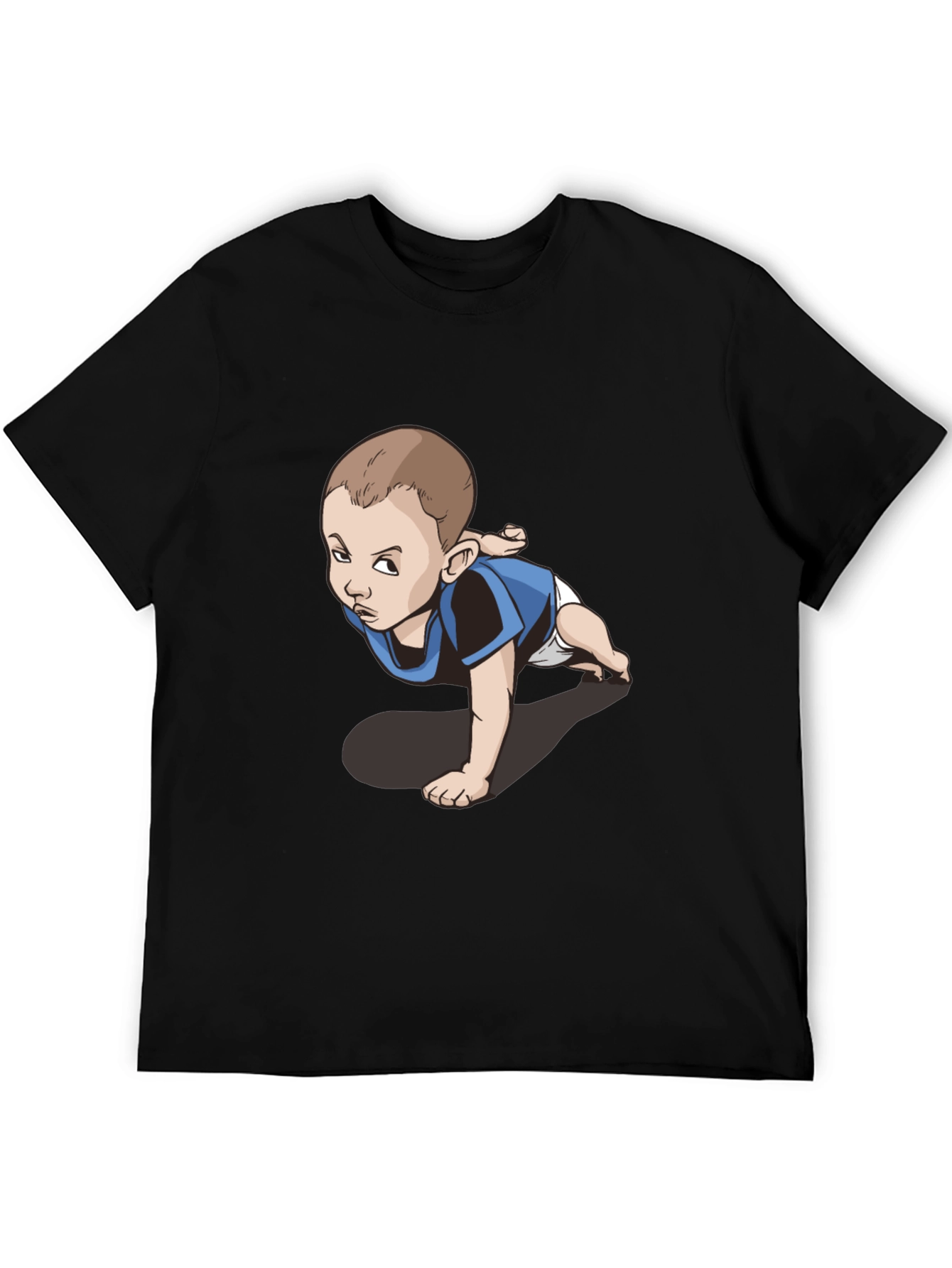 Funny Baby Graphic Tee - Crawling Kid T-Shirt