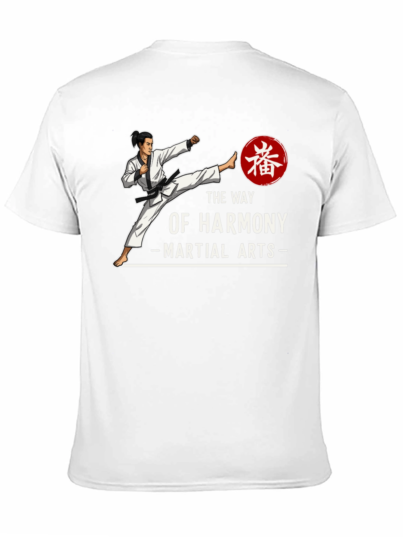 The Way Of Harmony Martial Arts Graphic T-Shirt