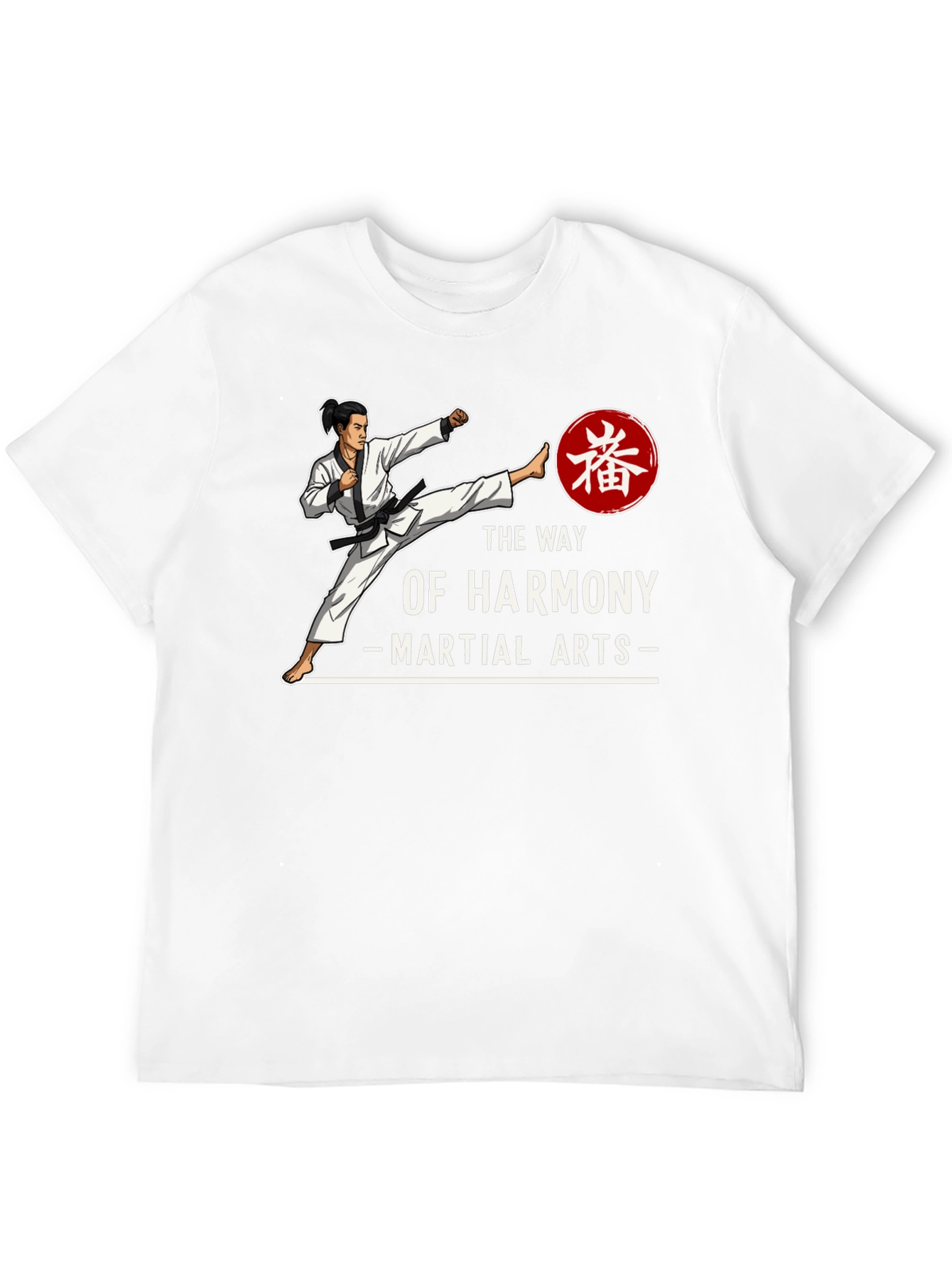The Way Of Harmony Martial Arts Graphic T-Shirt