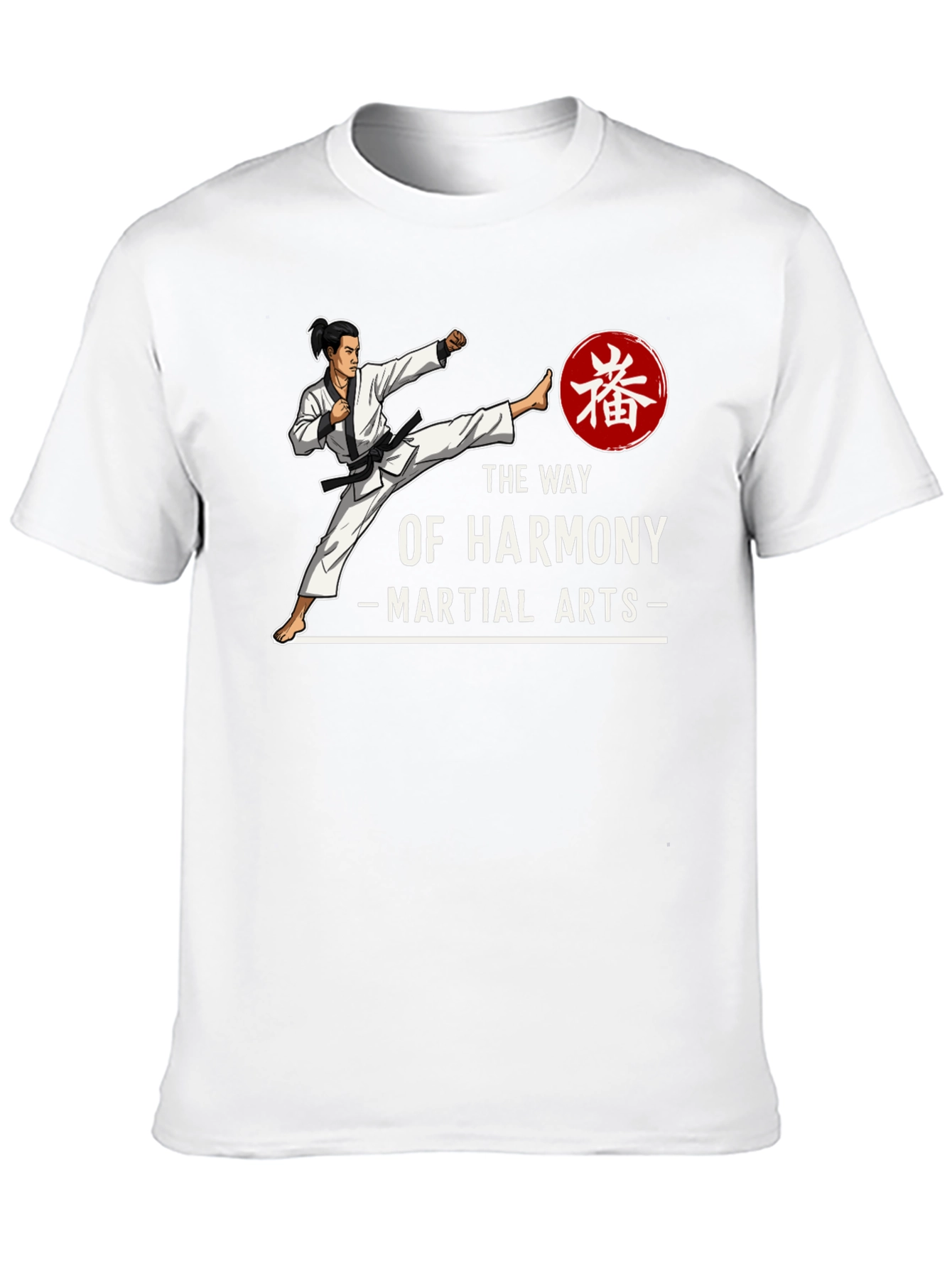 The Way Of Harmony Martial Arts Graphic T-Shirt