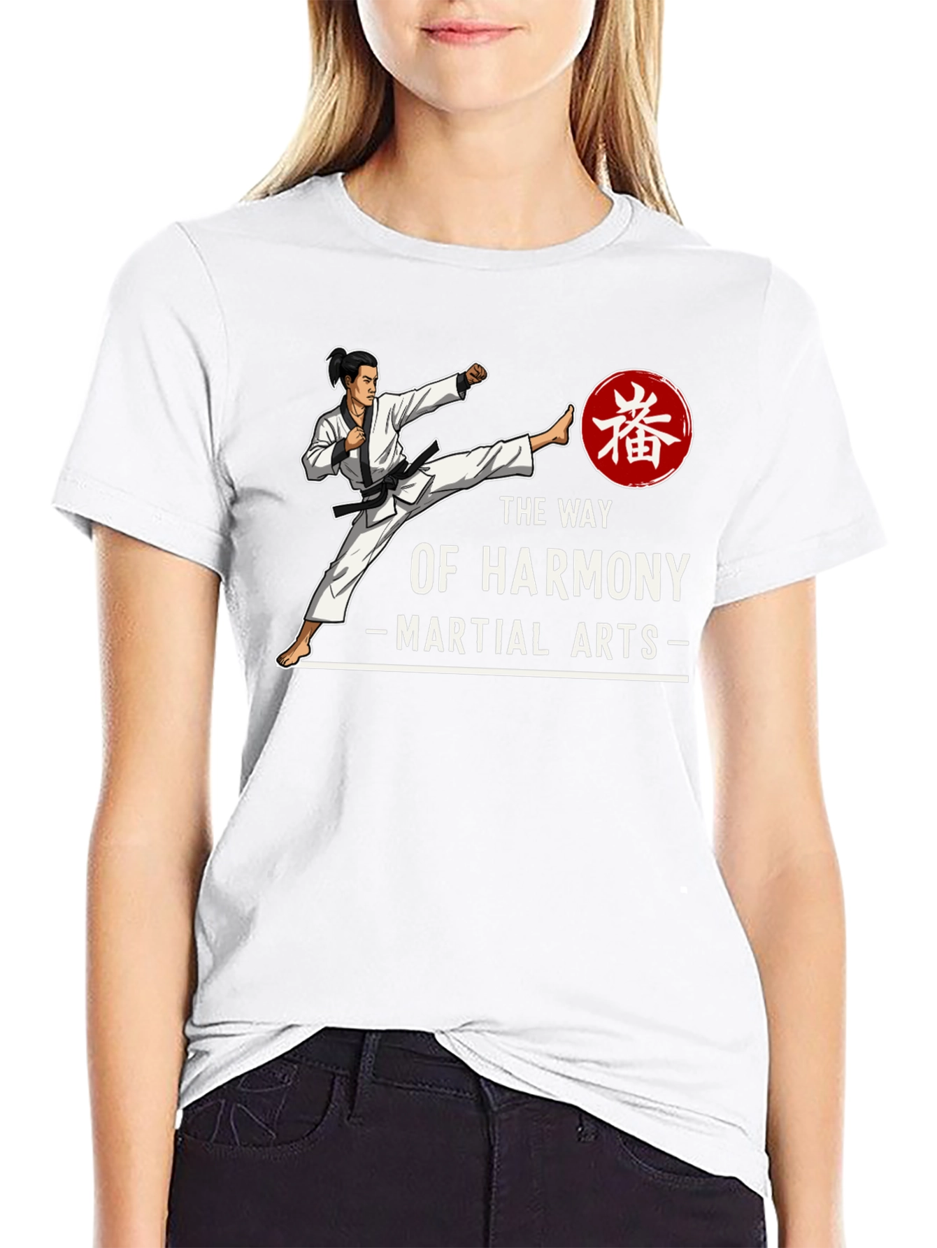 The Way Of Harmony Martial Arts Graphic T-Shirt