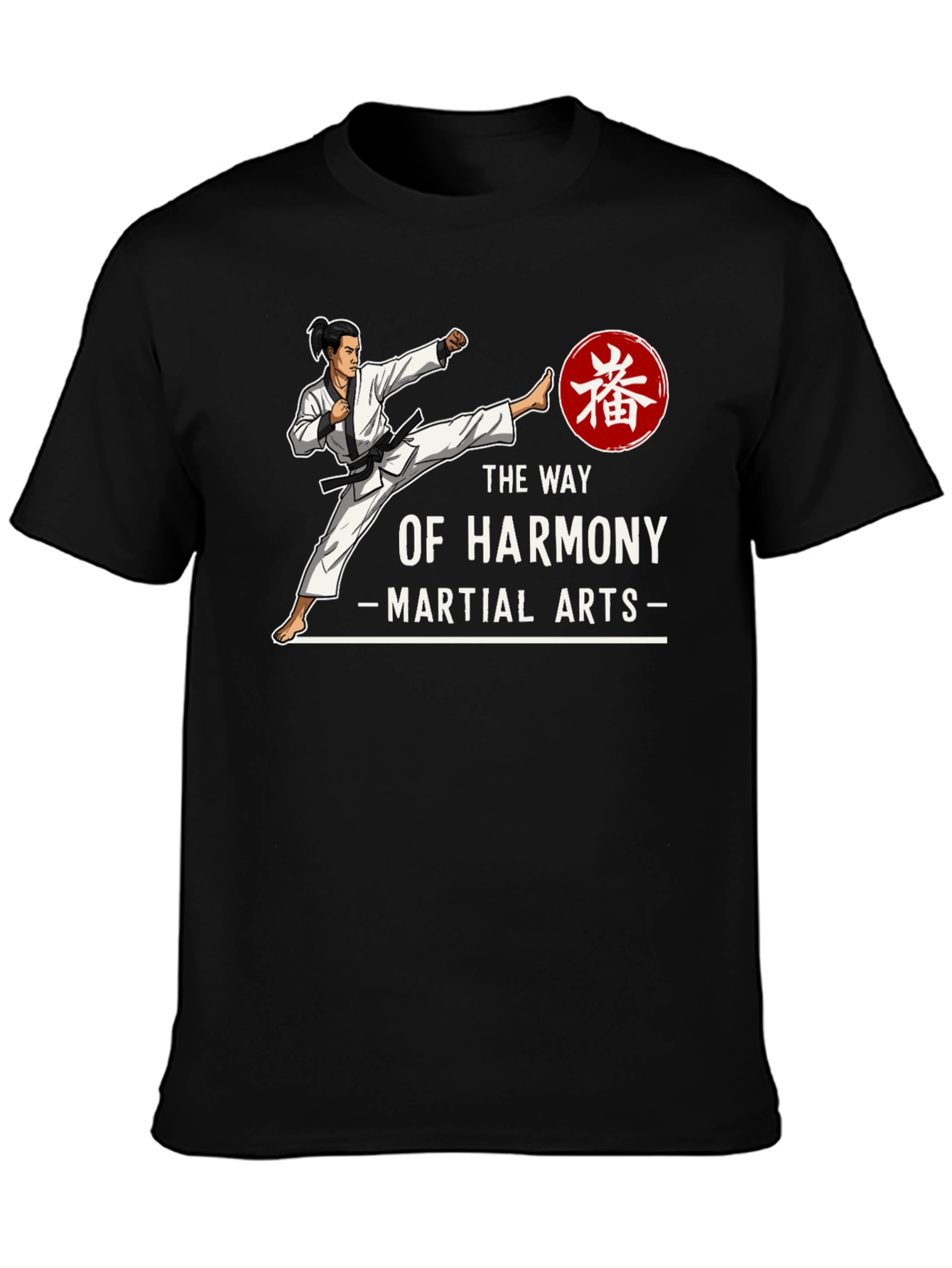 The Way Of Harmony Martial Arts Graphic T-Shirt