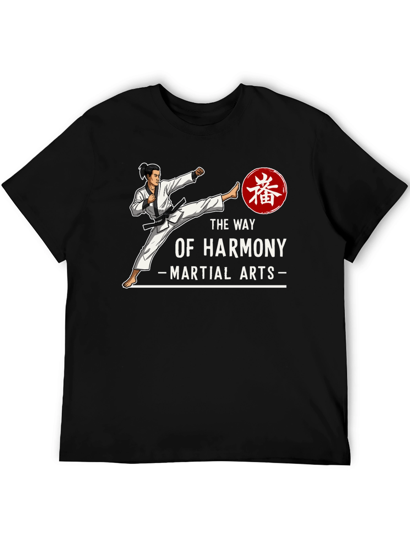 The Way Of Harmony Martial Arts Graphic T-Shirt