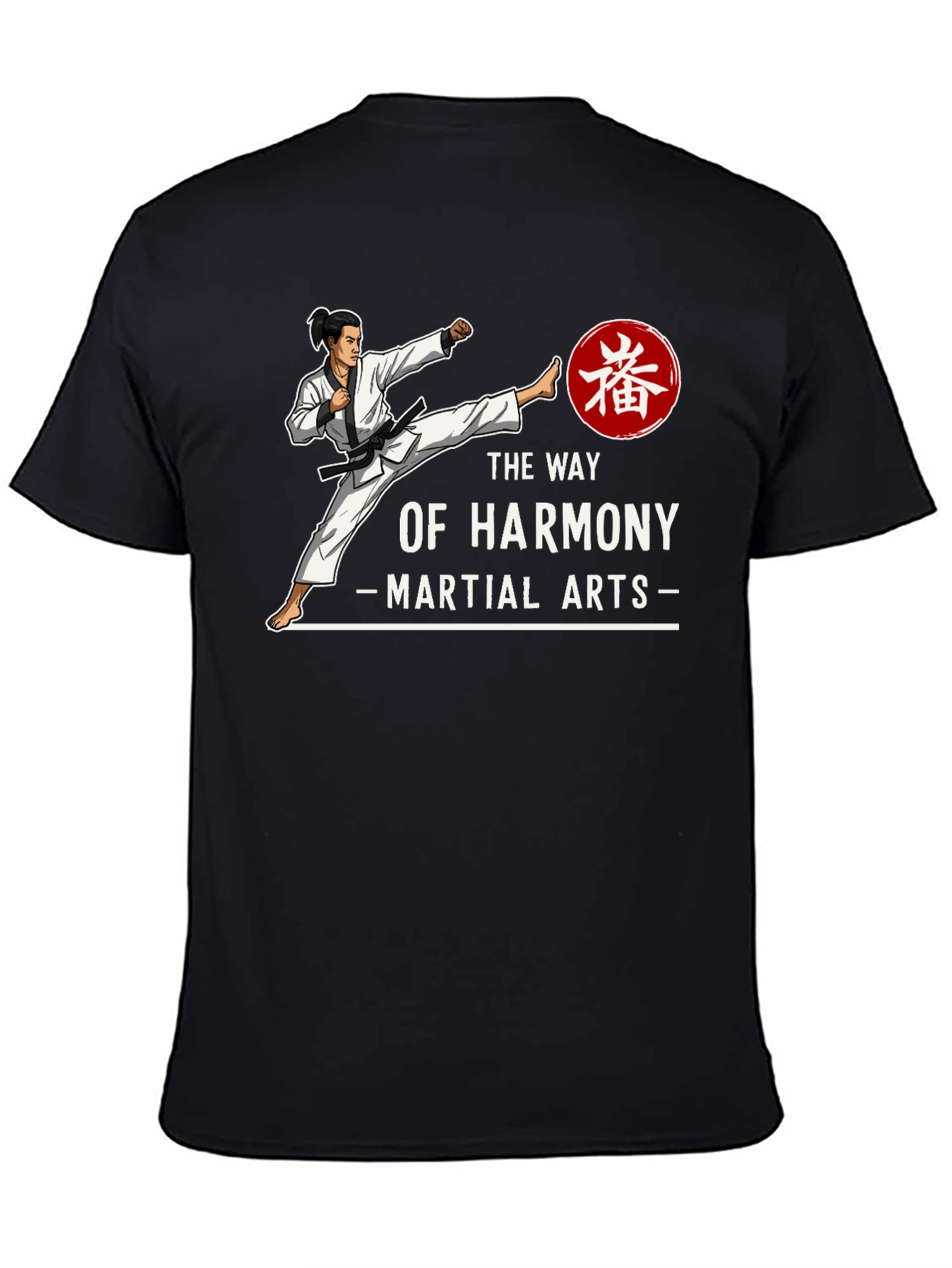 The Way Of Harmony Martial Arts Graphic T-Shirt