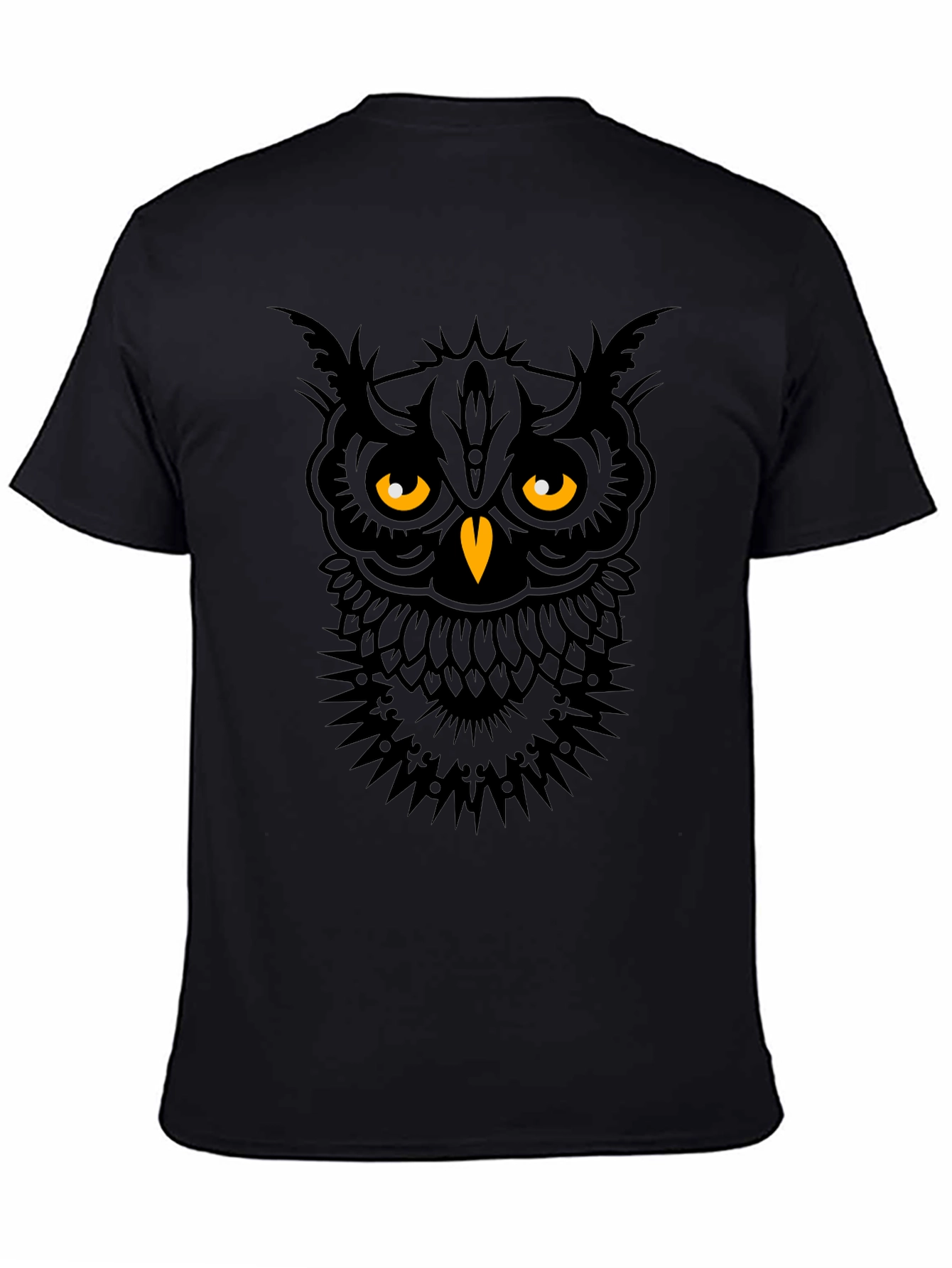 Owl Graphic Tee - Mens Black T-Shirt