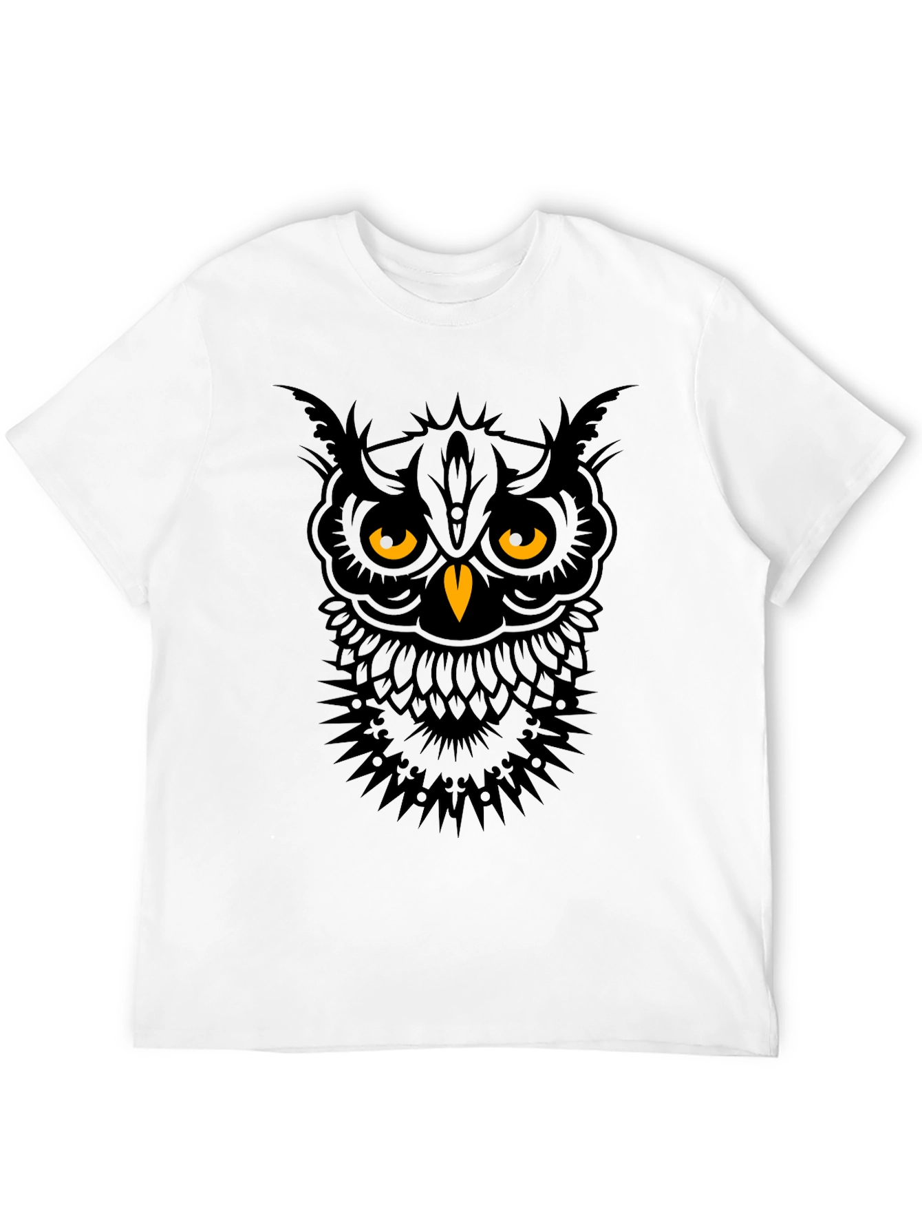Owl Graphic Tee - Mens Black T-Shirt