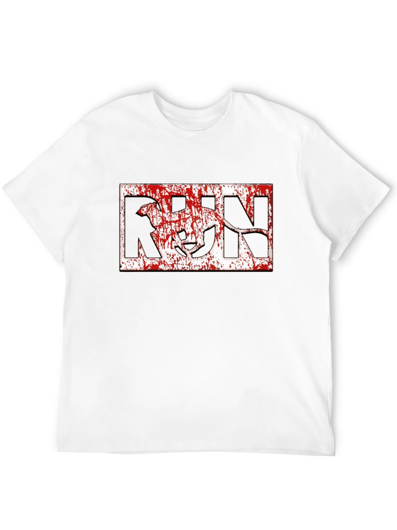 Run Dog Graphic T-Shirt - Black Cotton Tee