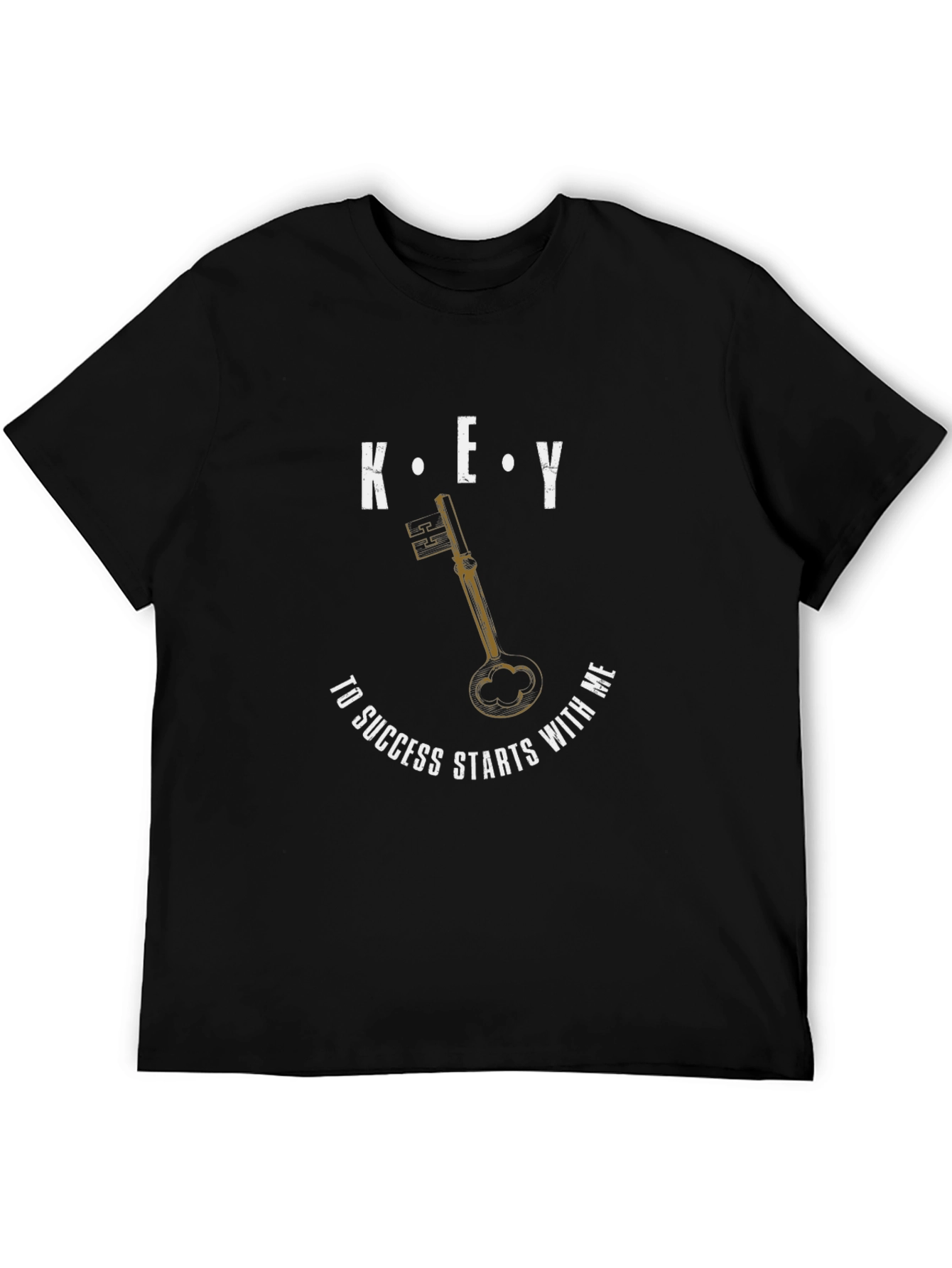 Key To Success Graphic Print Tee