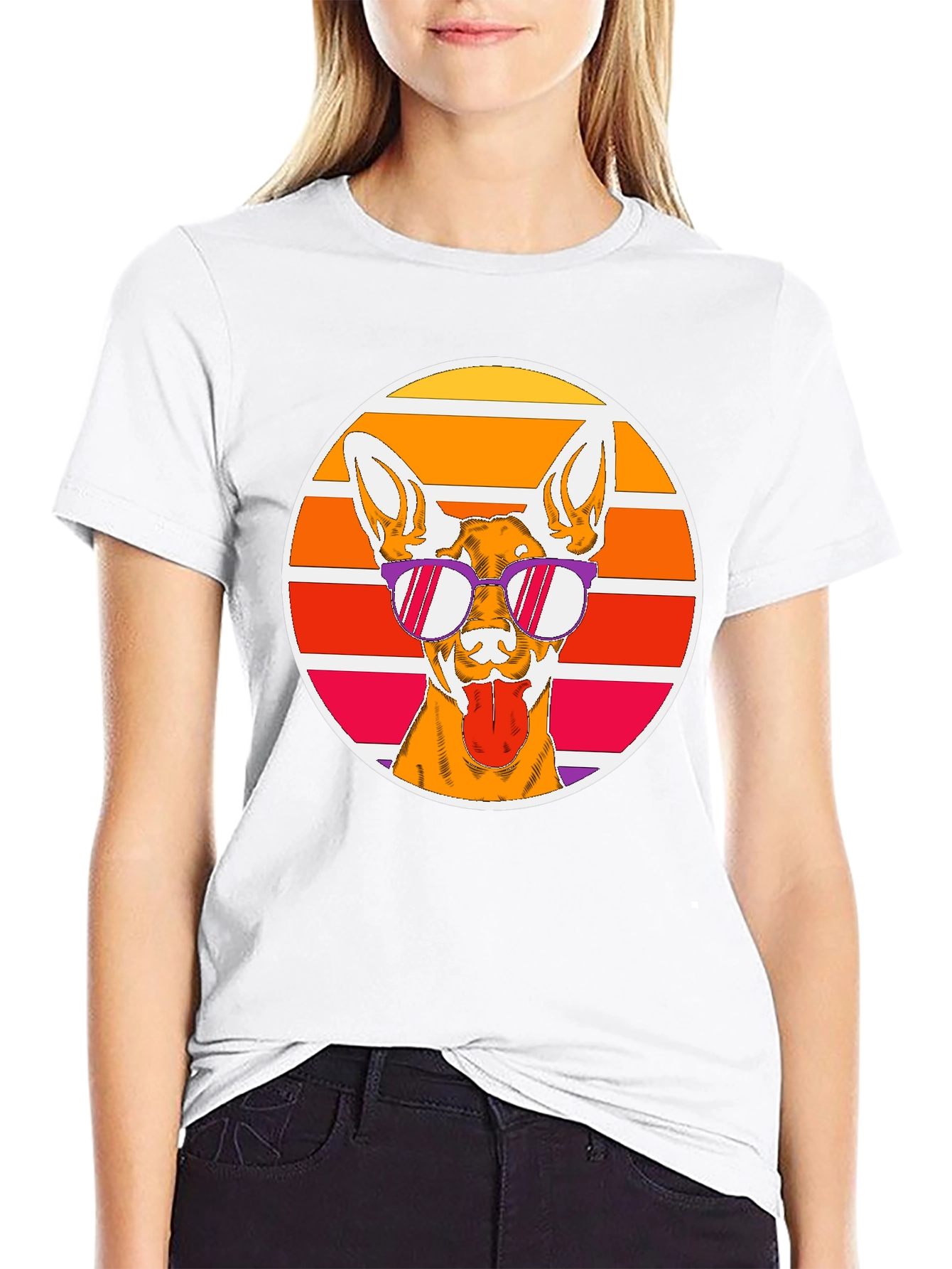 Cool Dog T-Shirt - Retro Style
