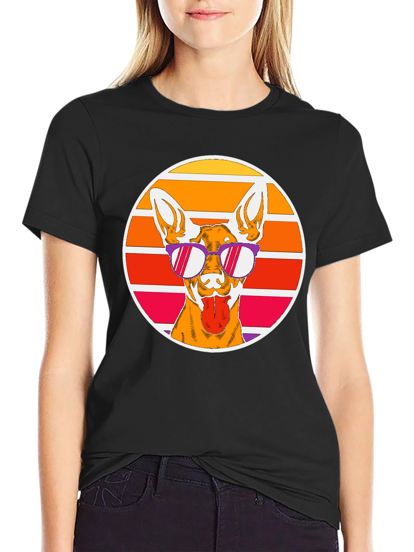 Cool Dog T-Shirt - Retro Style