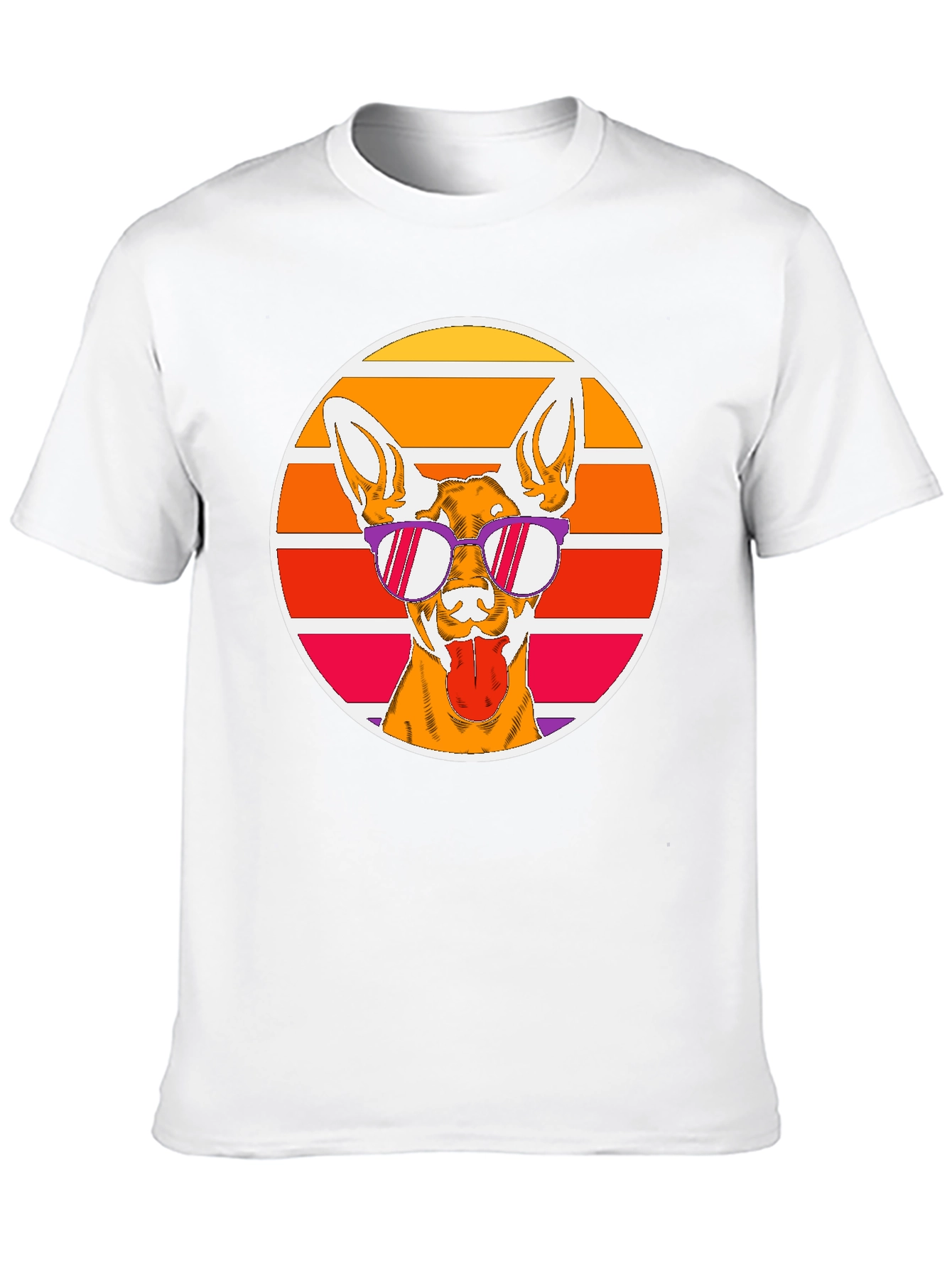 Cool Dog T-Shirt - Retro Style