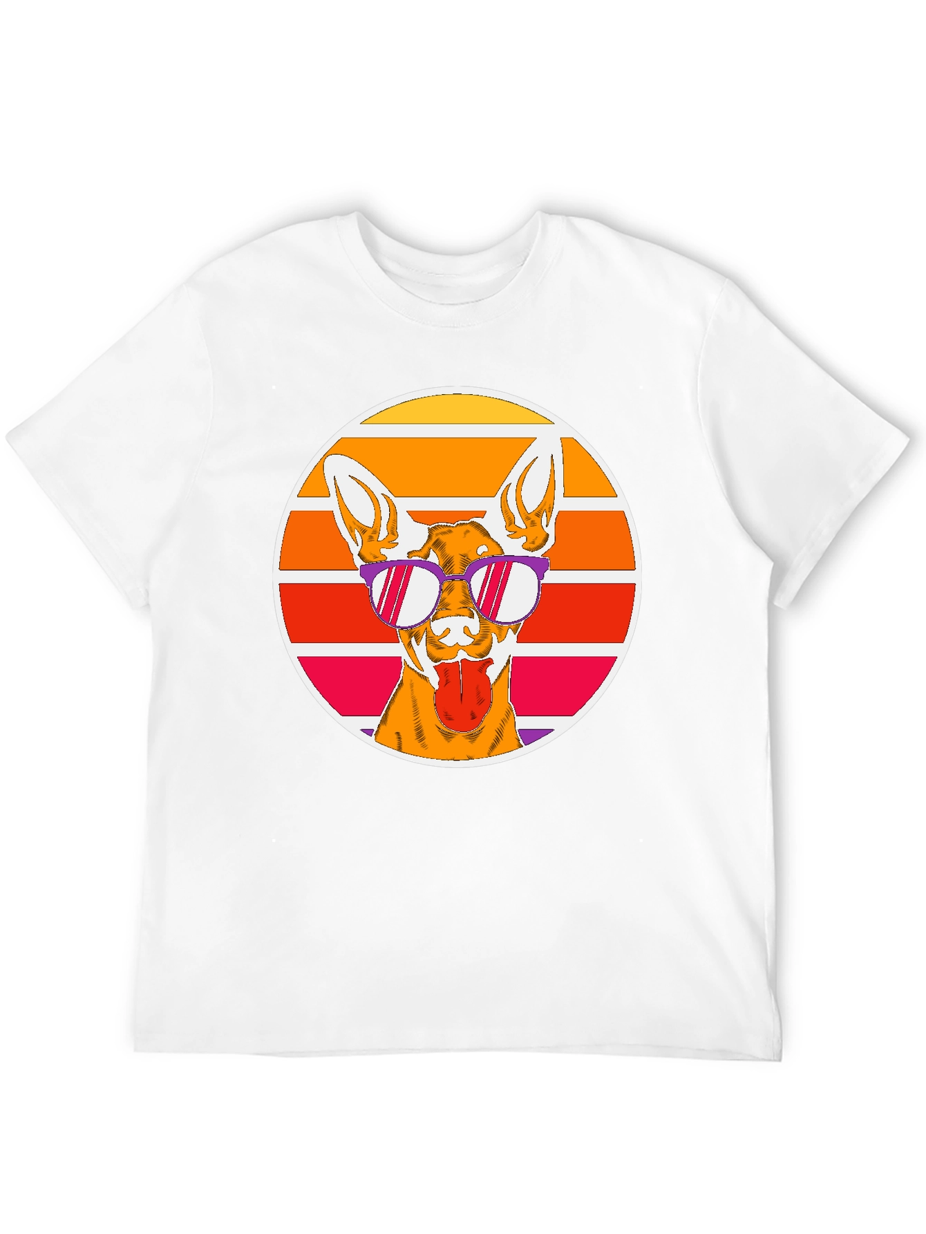 Cool Dog T-Shirt - Retro Style