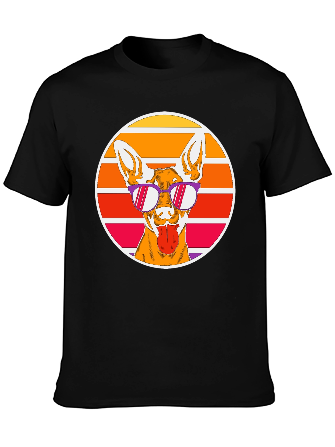 Cool Dog T-Shirt - Retro Style
