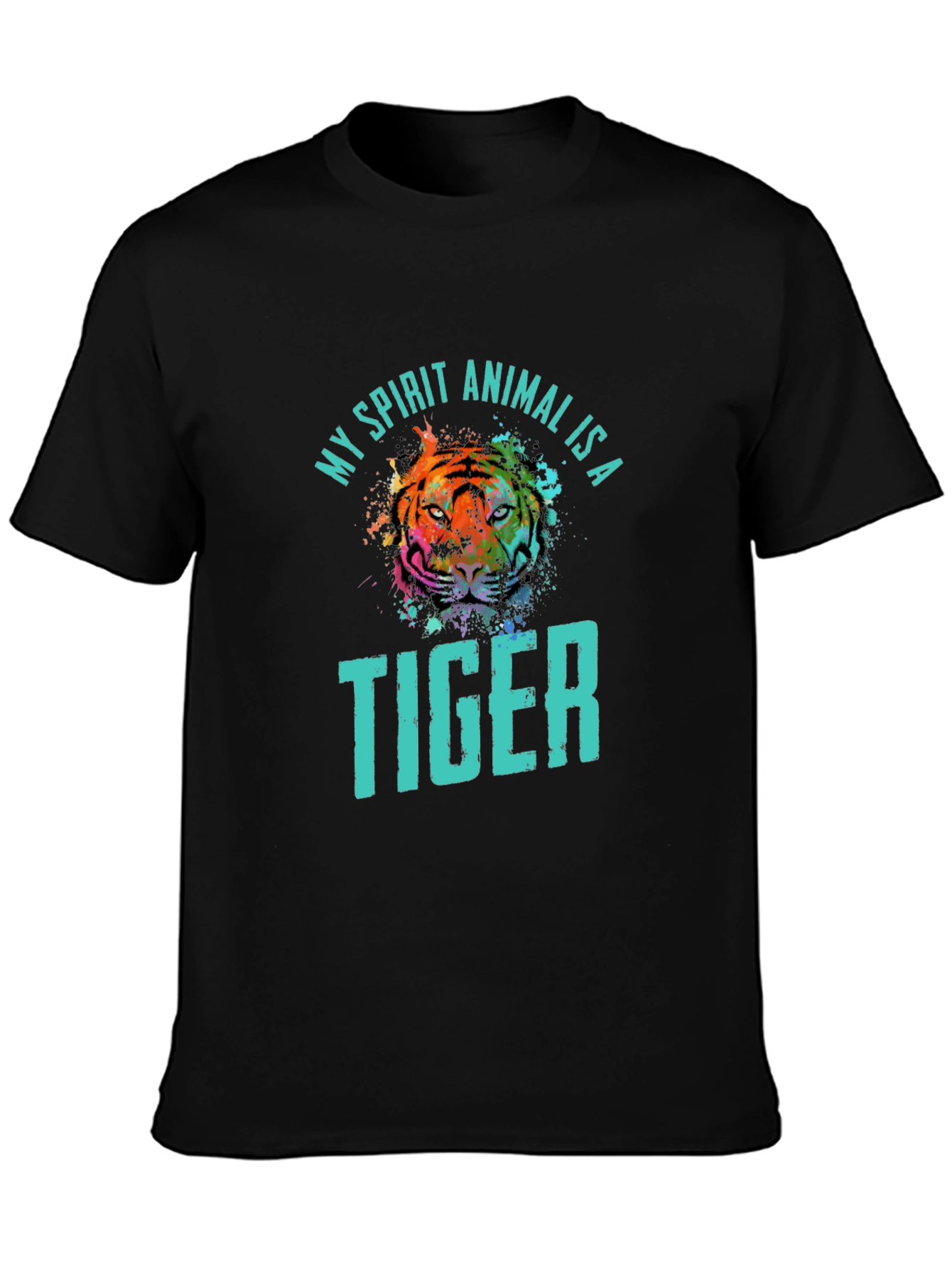My Spirit Animal is a Tiger Graphic T-Shirt