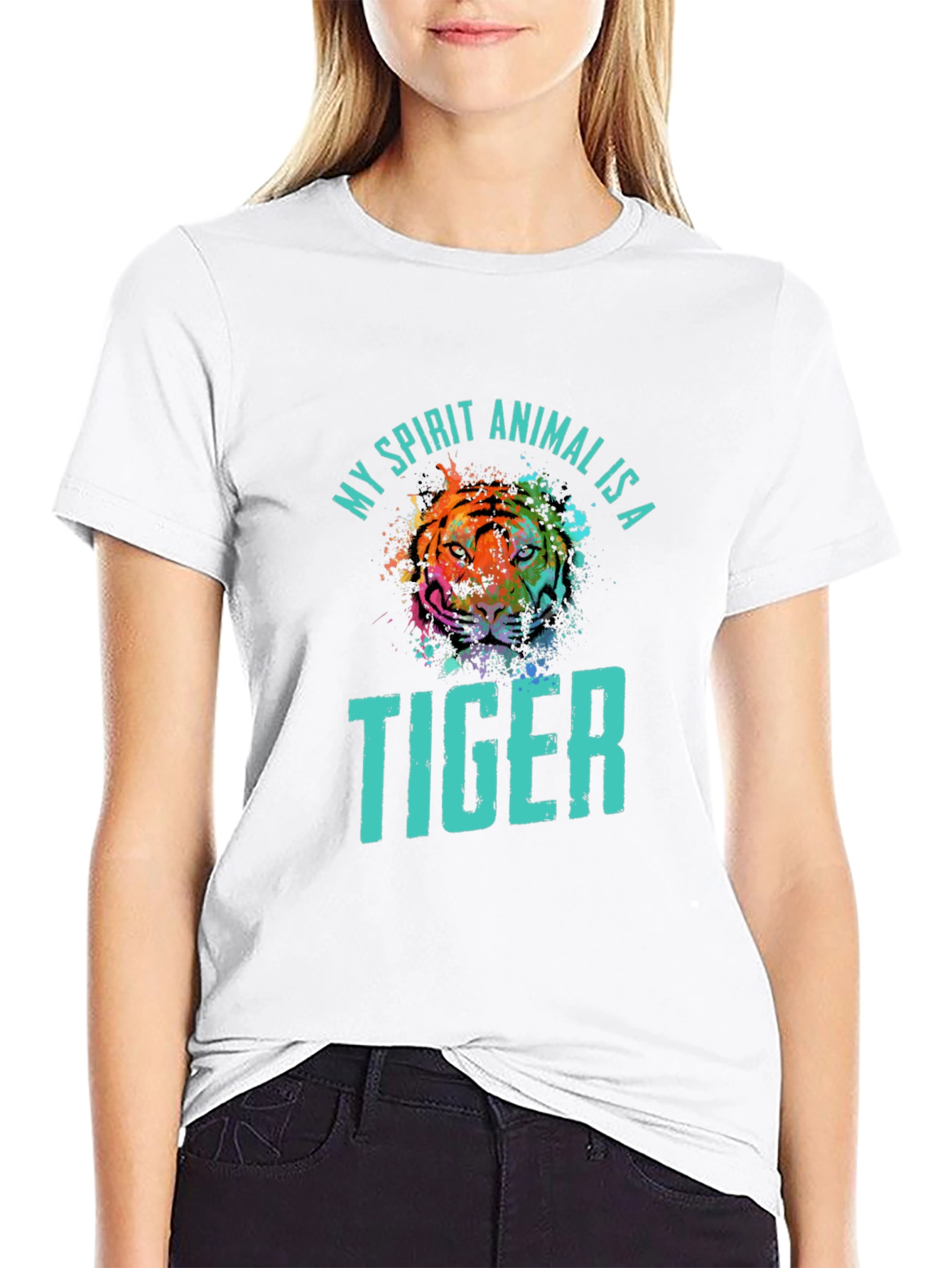 My Spirit Animal is a Tiger Graphic T-Shirt