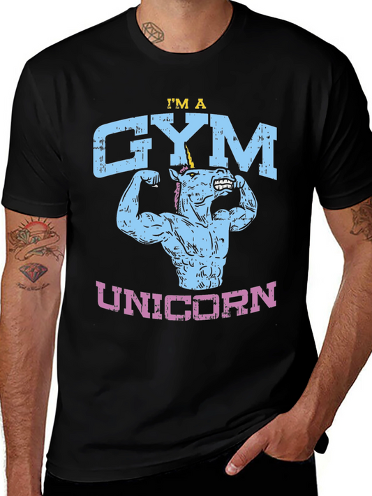 Gym Unicorn T-Shirt - Funny Workout Tee