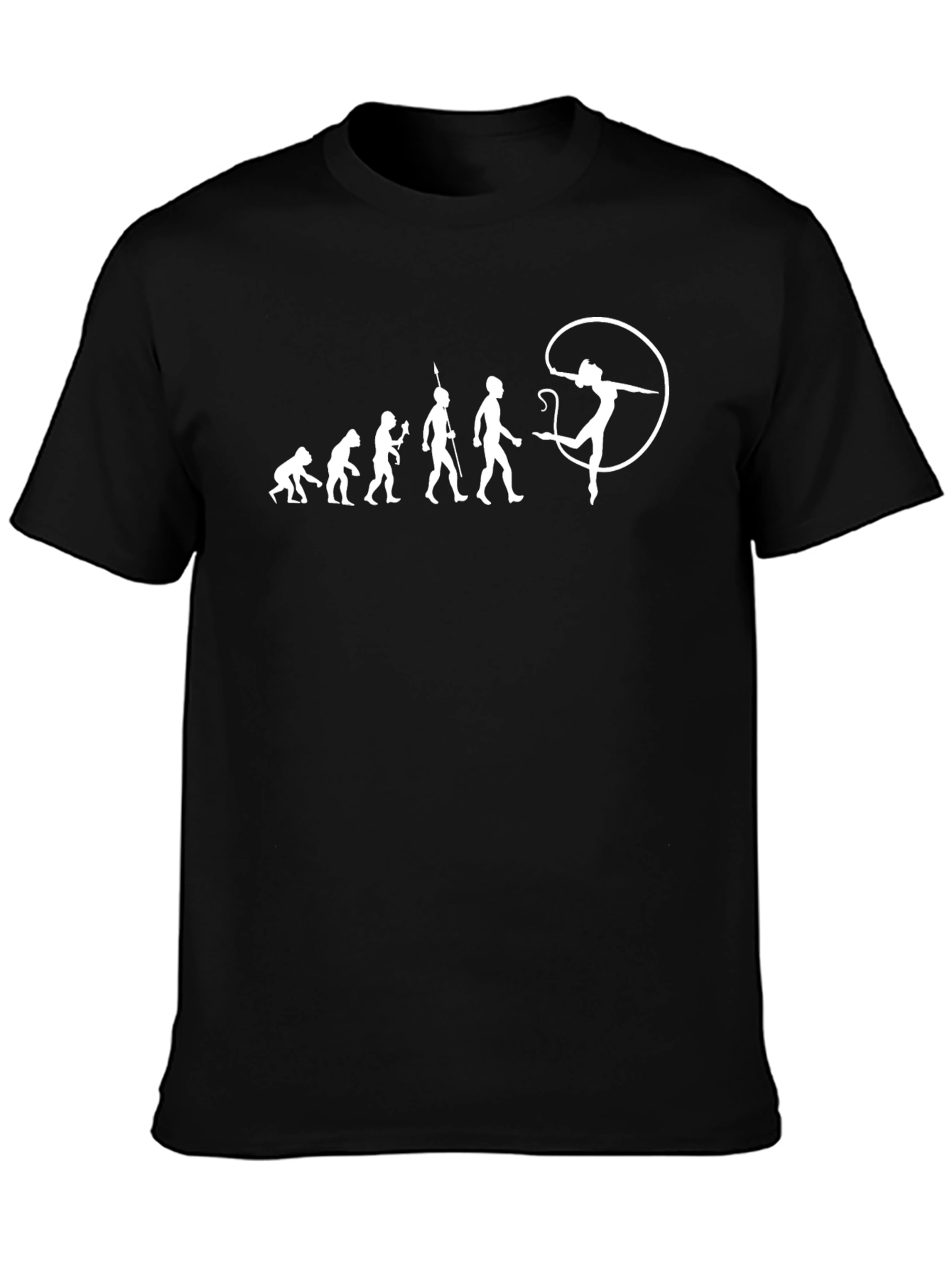 Evolution to Rhythmic Gymnast Black T-Shirt