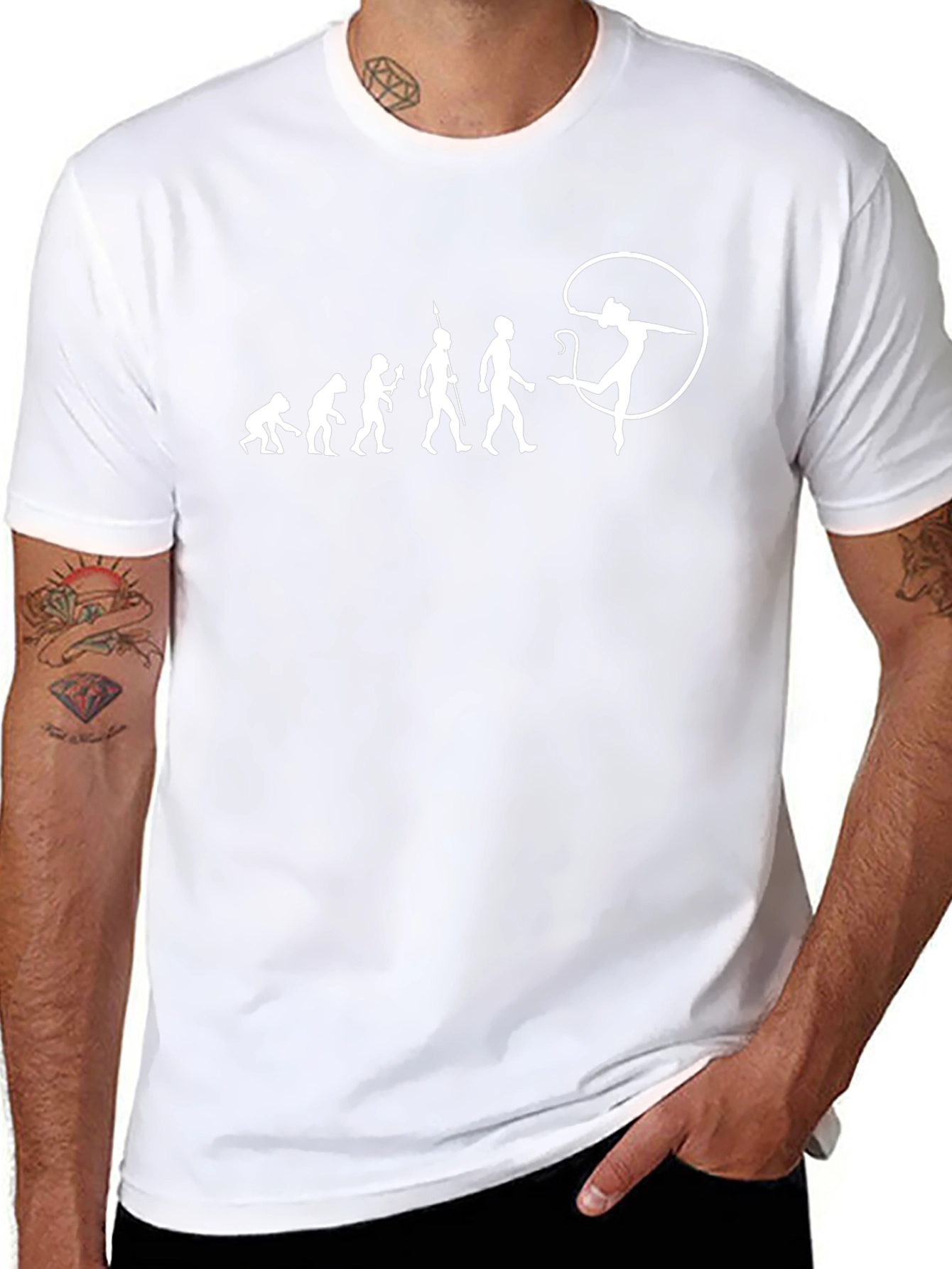 Evolution to Rhythmic Gymnast Black T-Shirt