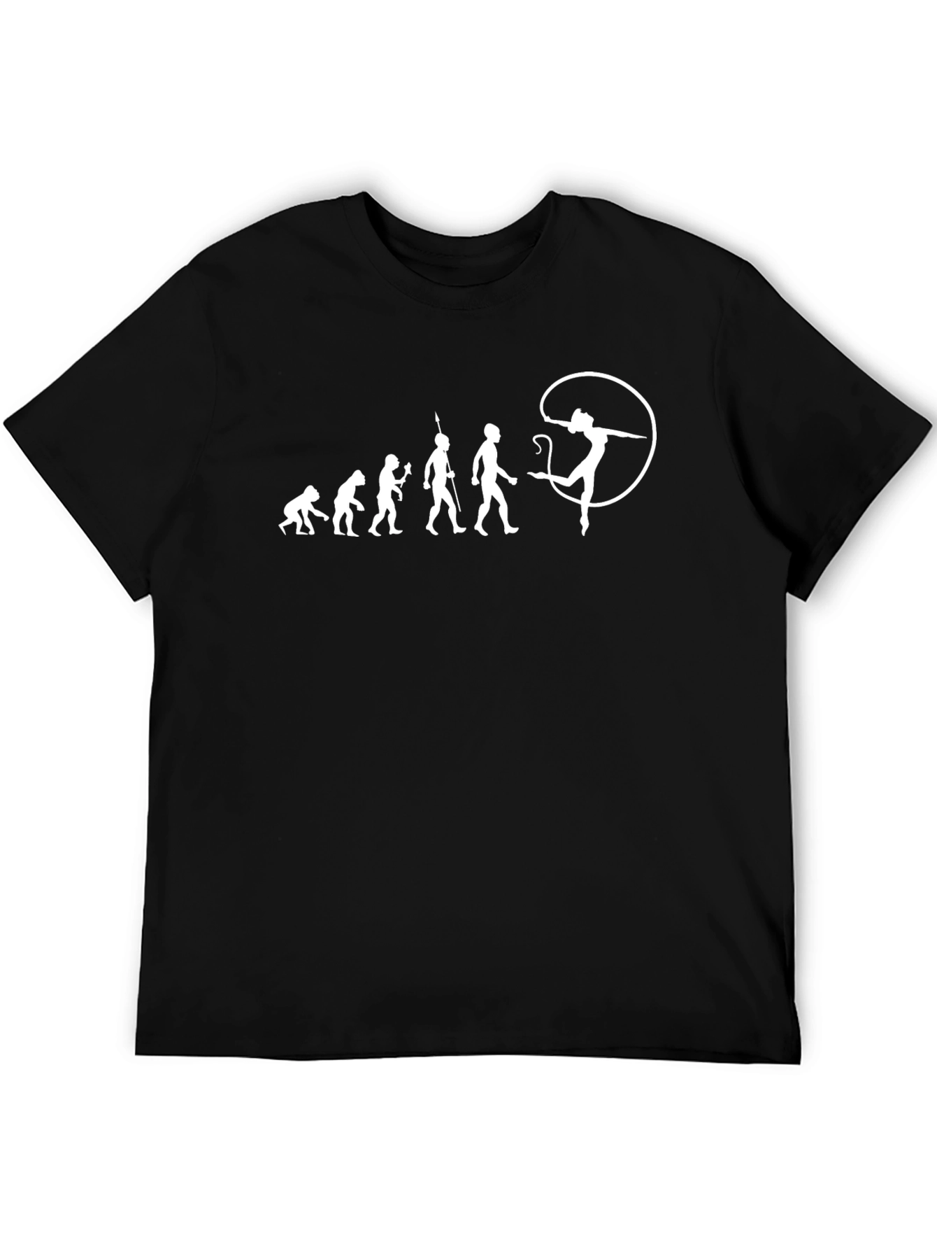 Evolution to Rhythmic Gymnast Black T-Shirt