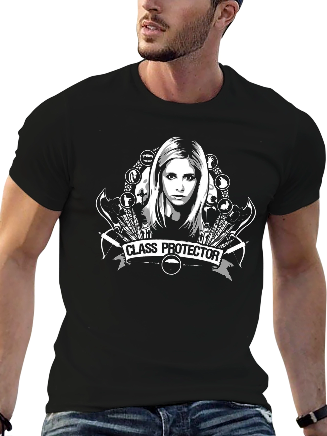 Class Protector Black T-Shirt
