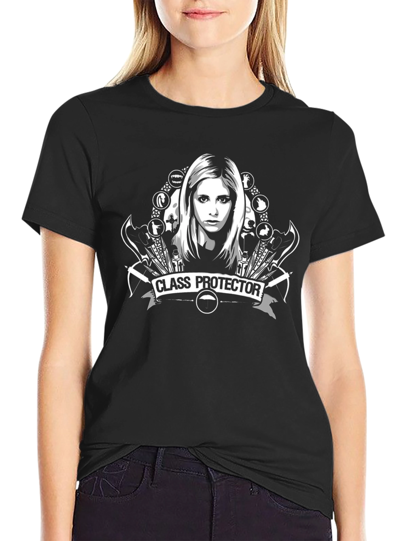 Class Protector Black T-Shirt