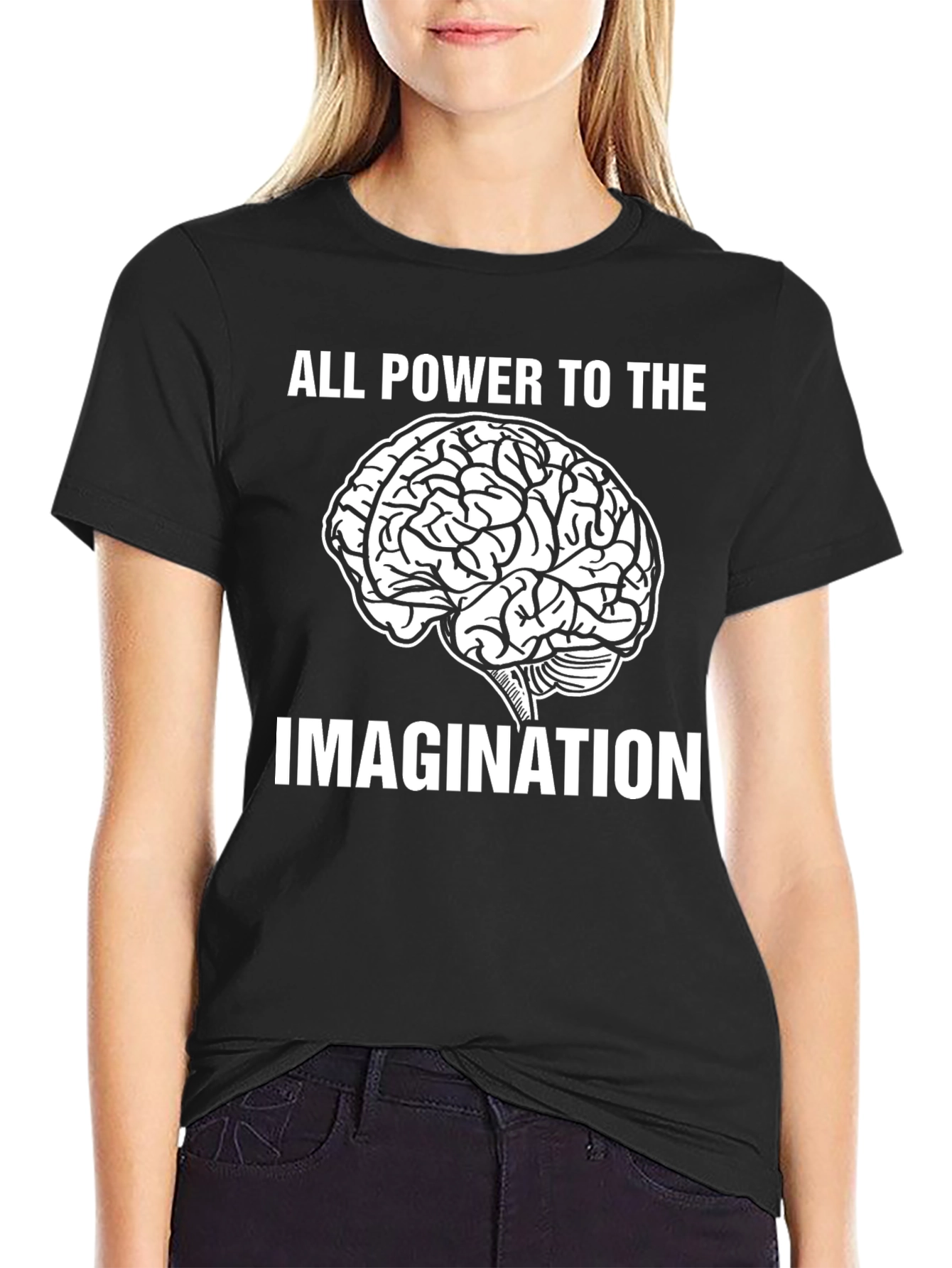 All Power to the Imagination Graphic Tee