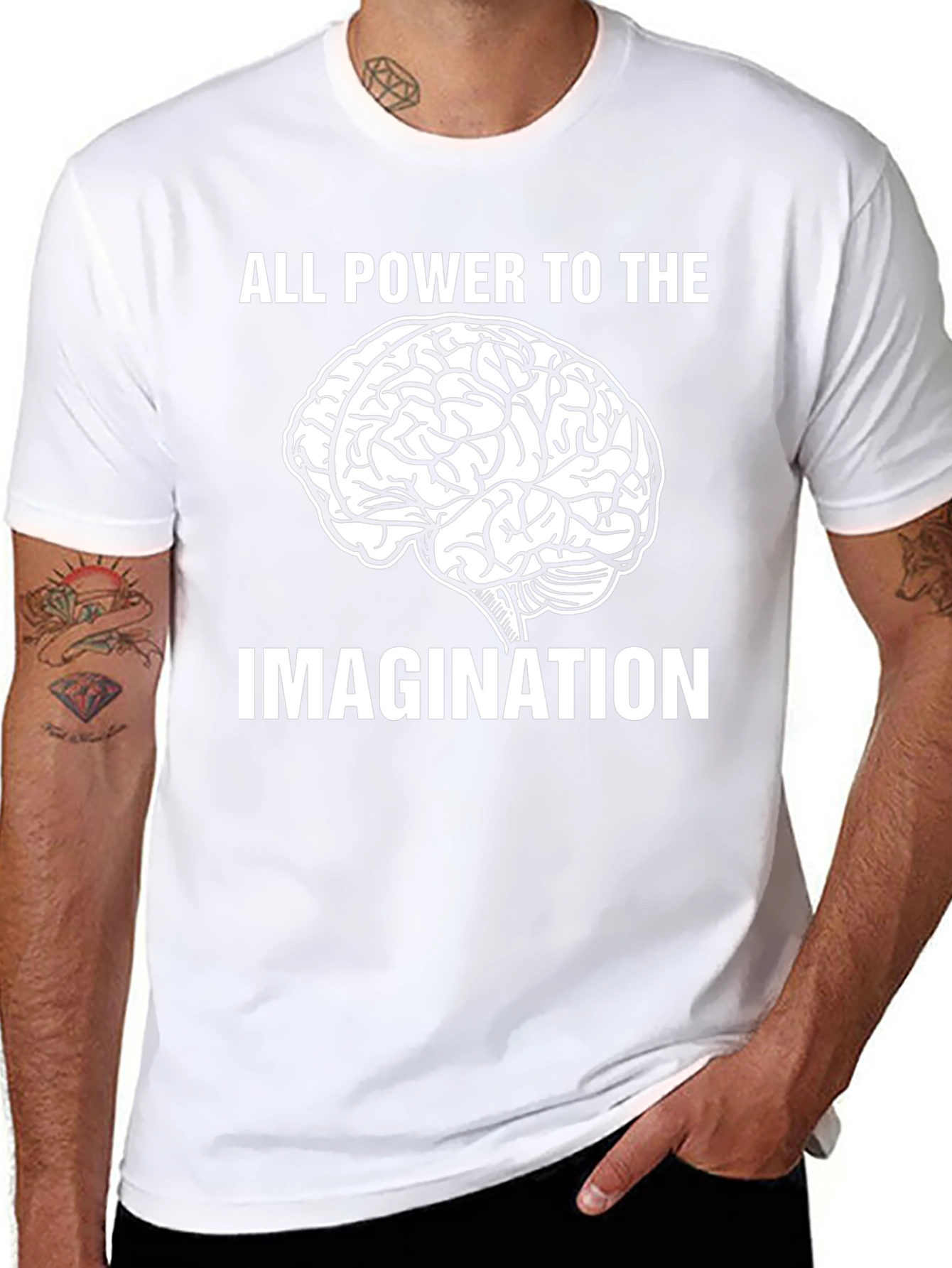 All Power to the Imagination Graphic Tee