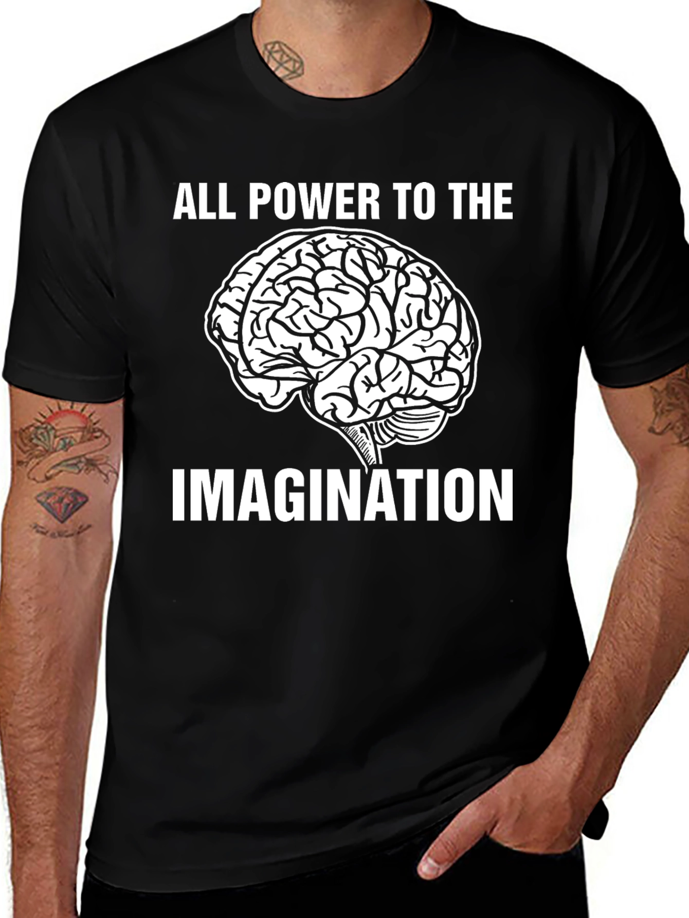 All Power to the Imagination Graphic Tee