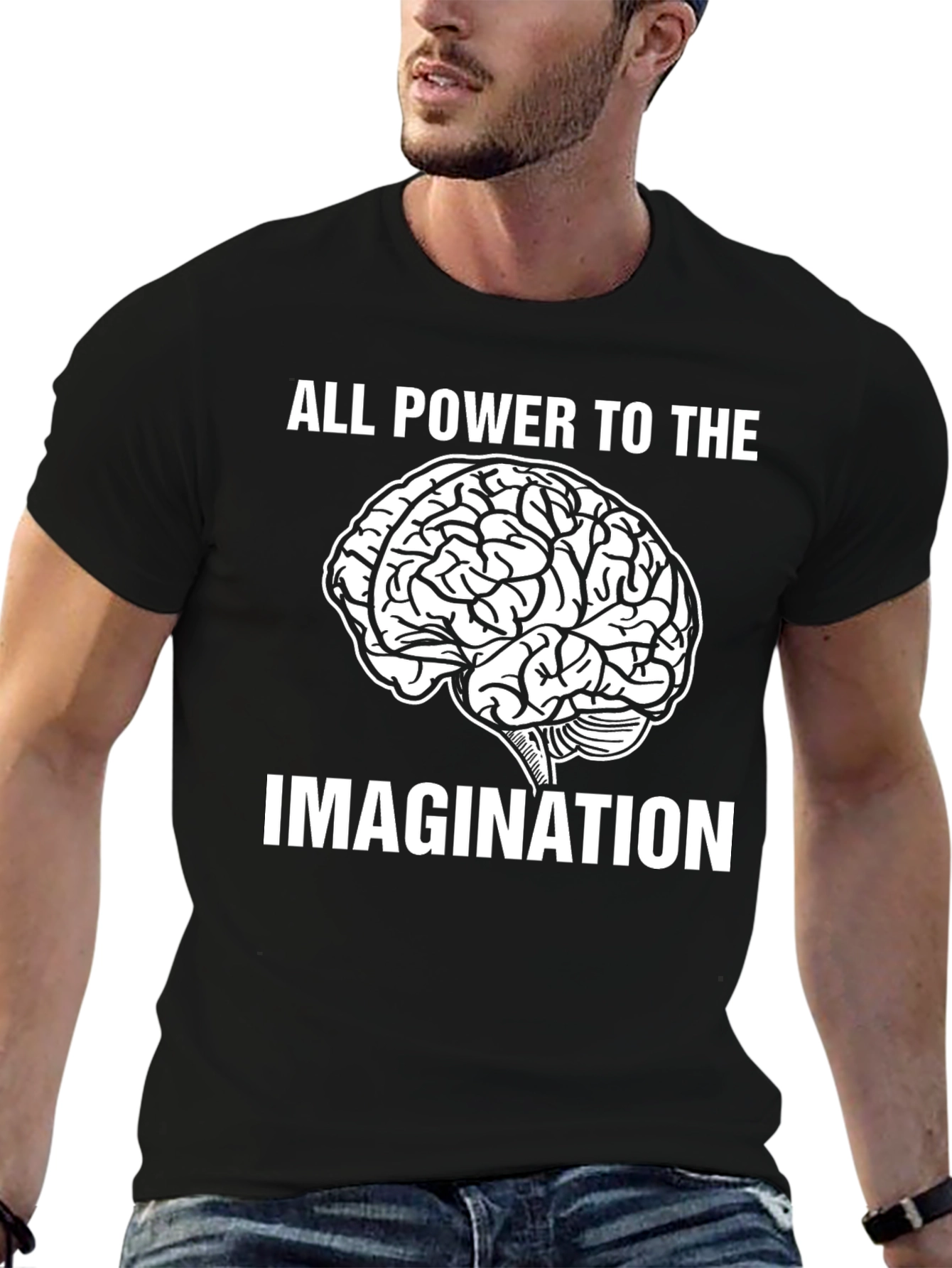 All Power to the Imagination Graphic Tee