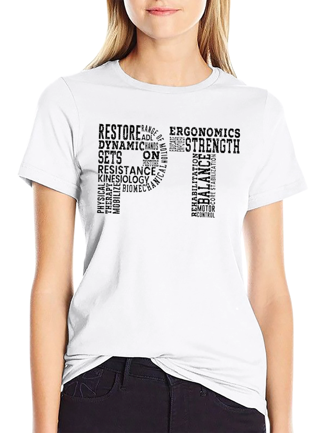 Physical Therapy Word Cloud T-Shirt