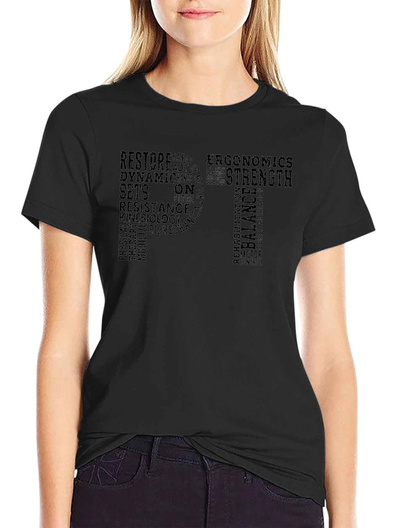 Physical Therapy Word Cloud T-Shirt